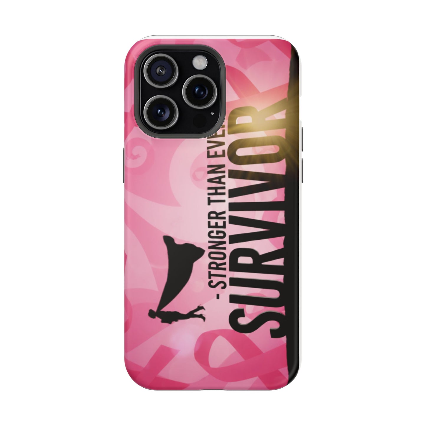 Survivor Impact-Resistant Phone Cases - Empowering, Stronger Than Ever, Gift for Fighters, Resilience Decor, Phone Protection
