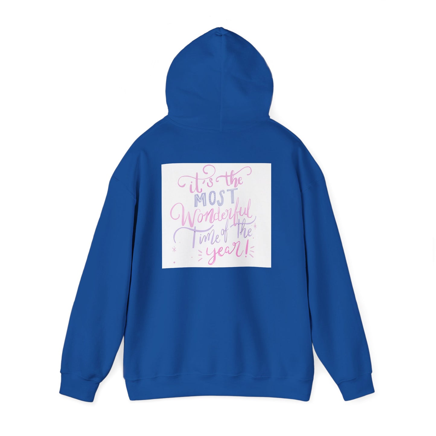 Hoodie — "It's the Most Wonderful Time of the Year" Pastel Holiday Hoodie