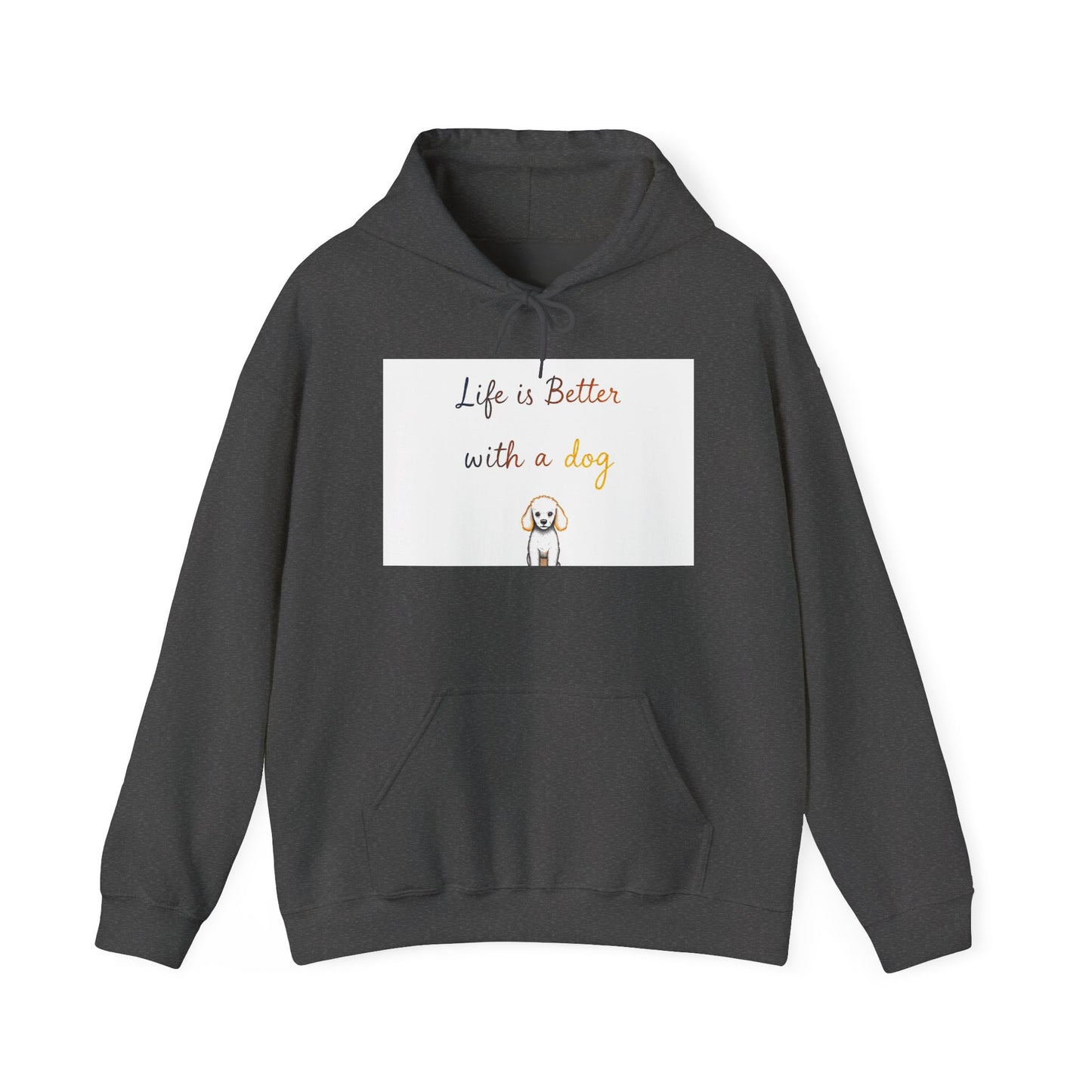 Life is Better with a Dog Hoodie - Unisex Sweatshirt for Dog Lovers, Cozy Gift for Pet Owners, Dog-Themed Apparel, Cute Dog Design, [...]