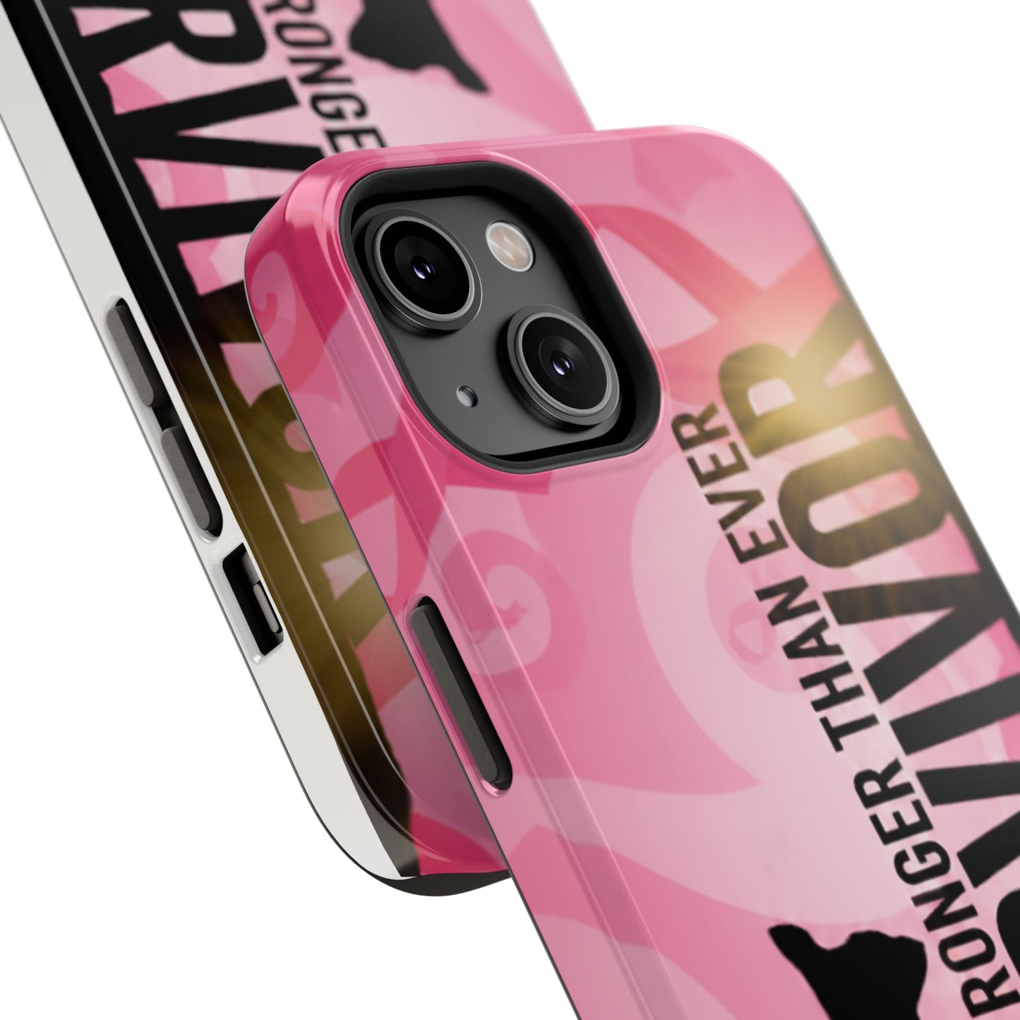 Survivor Impact-Resistant Phone Cases - Empowering, Stronger Than Ever, Gift for Fighters, Resilience Decor, Phone Protection