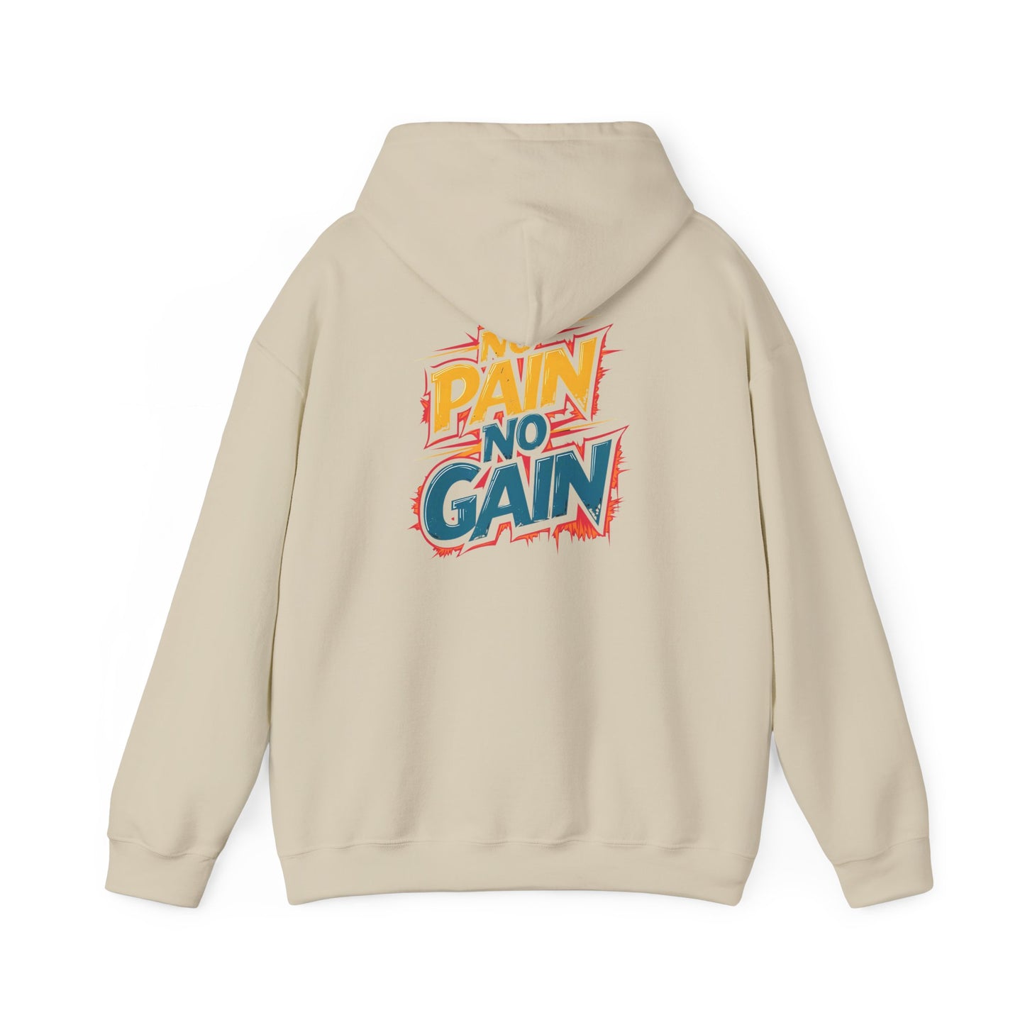 No Pain No Gain Motivational Hoodie