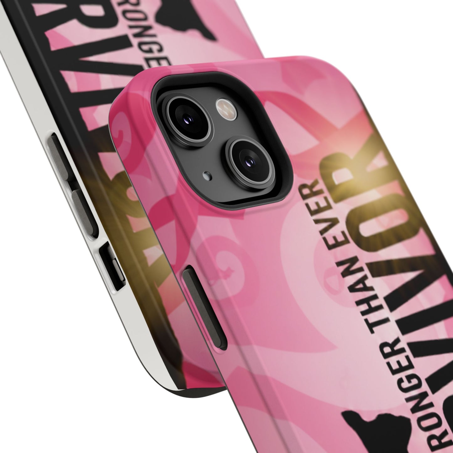 Survivor Impact-Resistant Phone Cases - Empowering, Stronger Than Ever, Gift for Fighters, Resilience Decor, Phone Protection
