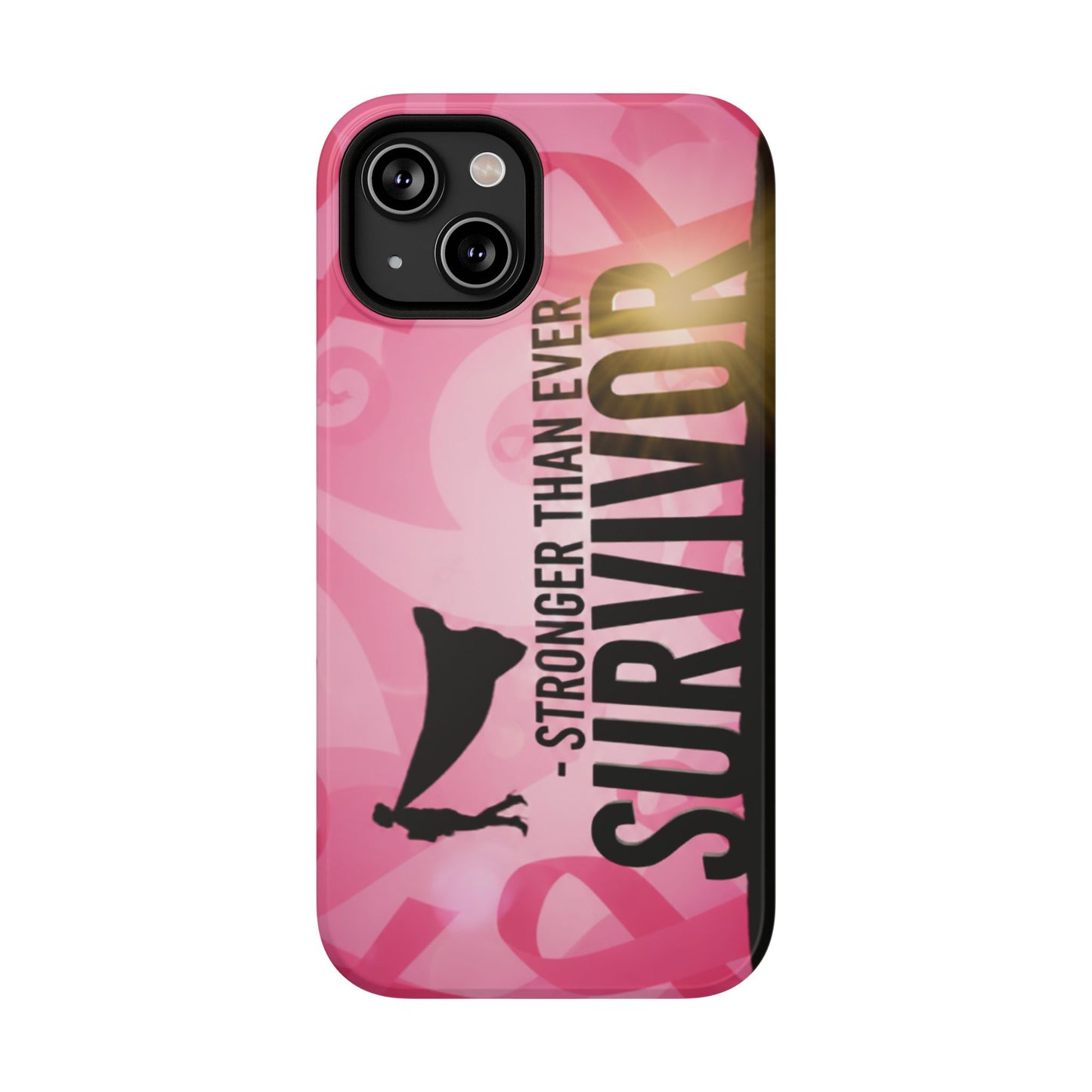 Survivor Impact-Resistant Phone Cases - Empowering, Stronger Than Ever, Gift for Fighters, Resilience Decor, Phone Protection
