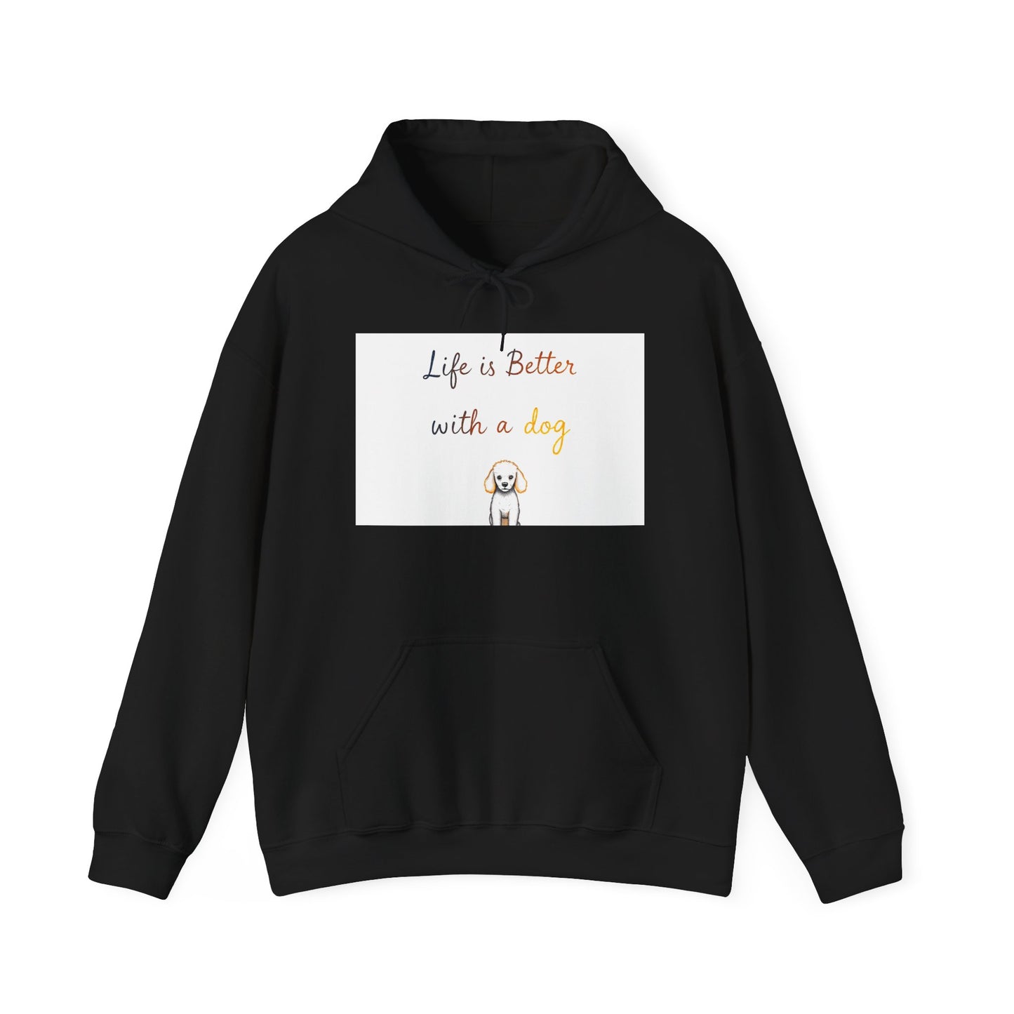 Life is Better with a Dog Hoodie - Unisex Sweatshirt for Dog Lovers, Cozy Gift for Pet Owners, Dog-Themed Apparel, Cute Dog Design, [...]