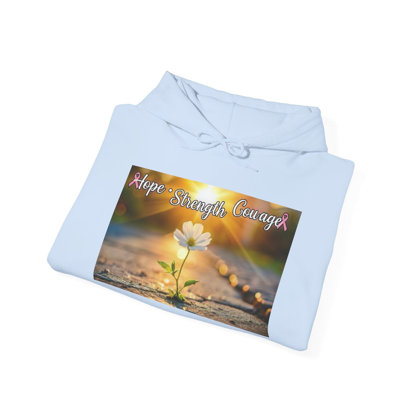 Breast Cancer Awareness Hooded Sweatshirt, Fight Against Cancer, Support Survivors, Gift for Her, Motivational Apparel, Cozy Hoodie