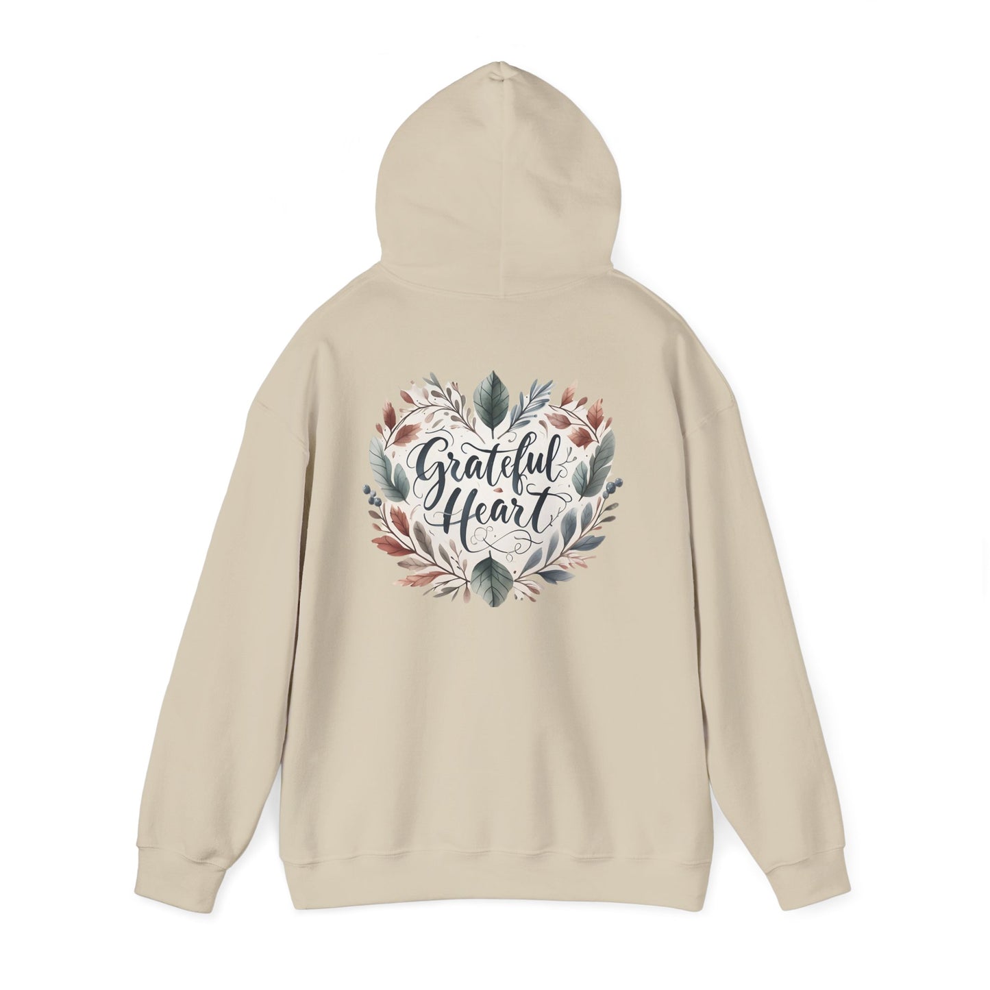Grateful Heart Unisex Hoodie, Cozy Sweatshirt for Fall, Gift for Friends, Spiritual Appreciation, Perfect for Thanksgiving