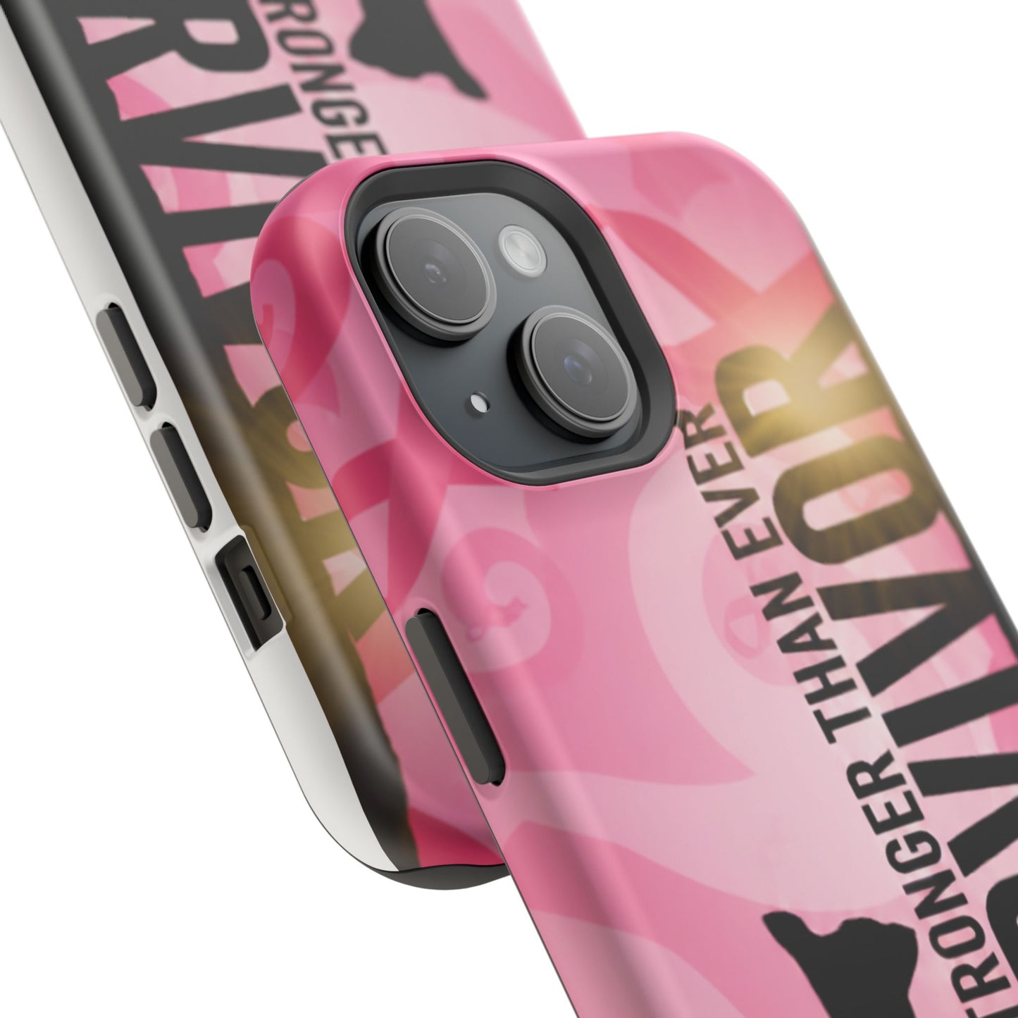 Survivor Impact-Resistant Phone Cases - Empowering, Stronger Than Ever, Gift for Fighters, Resilience Decor, Phone Protection