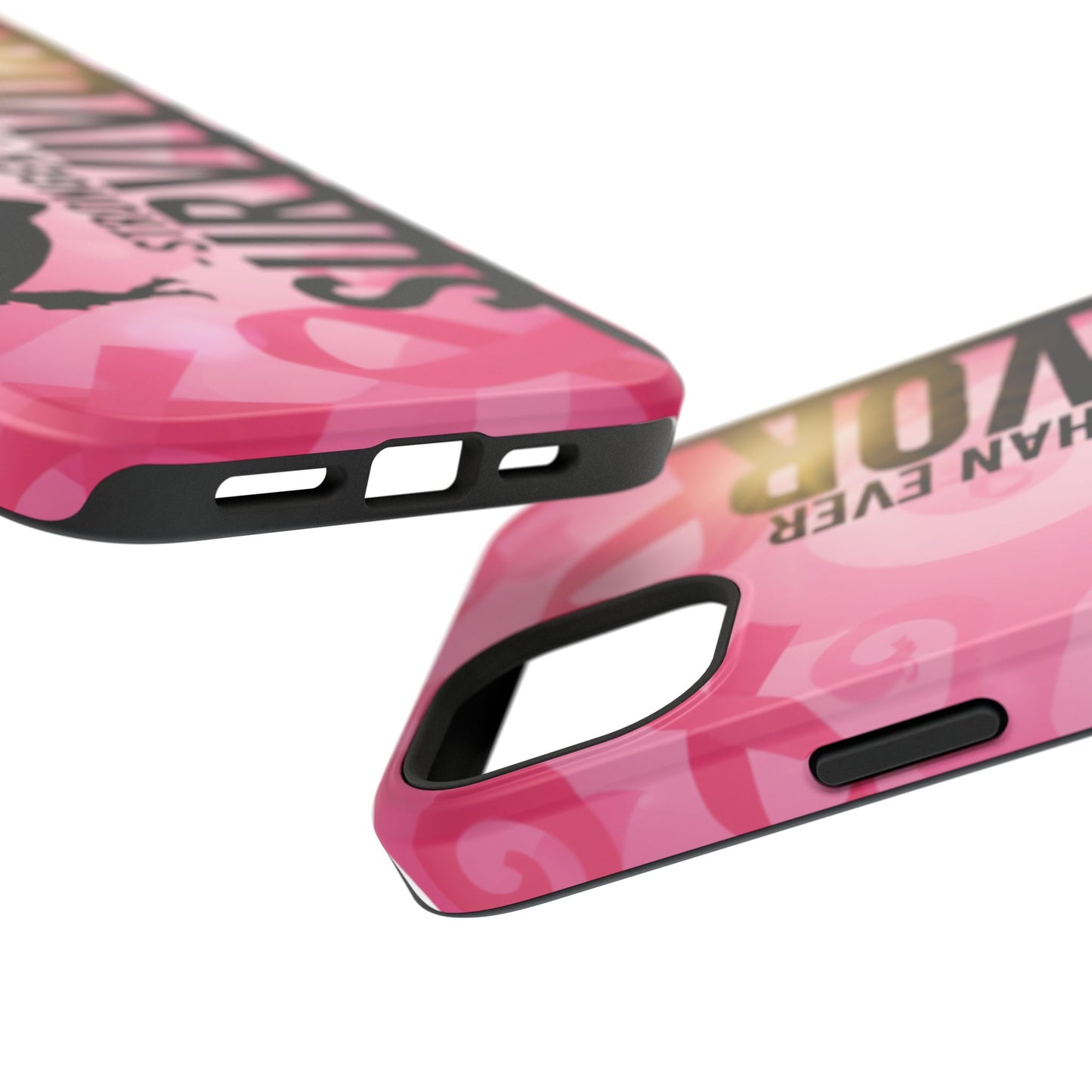Survivor Impact-Resistant Phone Cases - Empowering, Stronger Than Ever, Gift for Fighters, Resilience Decor, Phone Protection