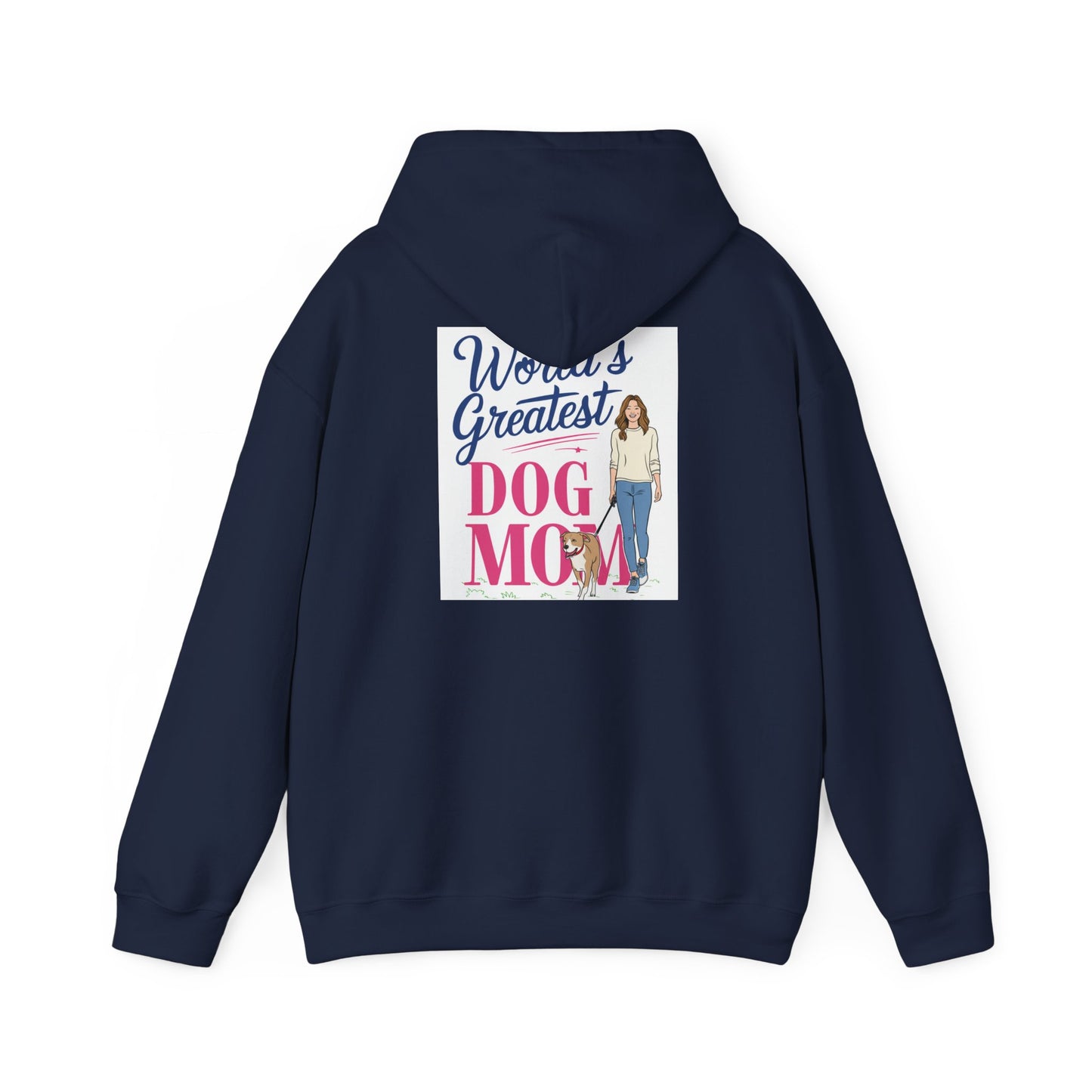 World's Greatest Dog Mom Hoodie | Cozy Gift for Pet Lovers | Ideal for Birthdays, Dog Events, and Everyday Wear