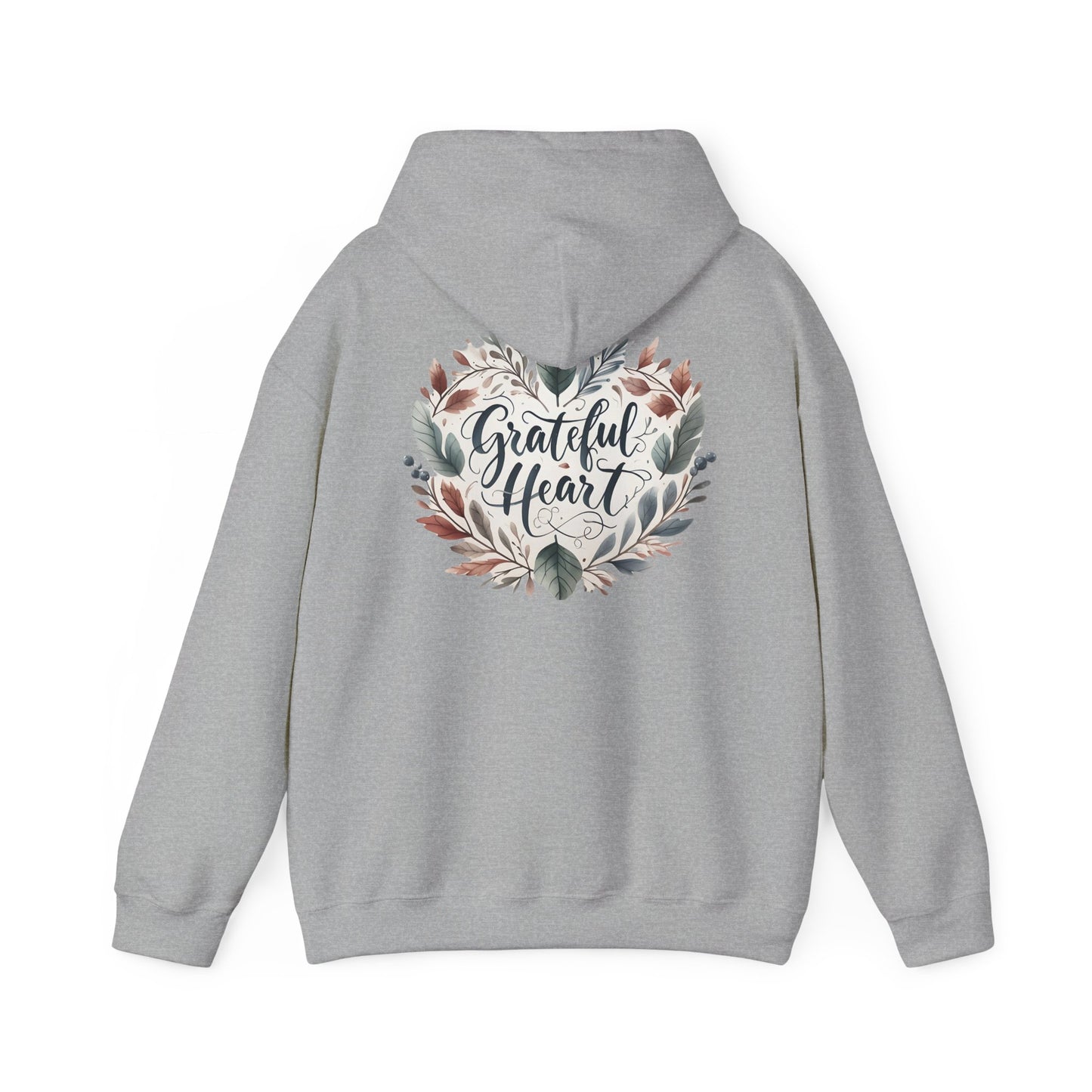 Grateful Heart Unisex Hoodie, Cozy Sweatshirt for Fall, Gift for Friends, Spiritual Appreciation, Perfect for Thanksgiving
