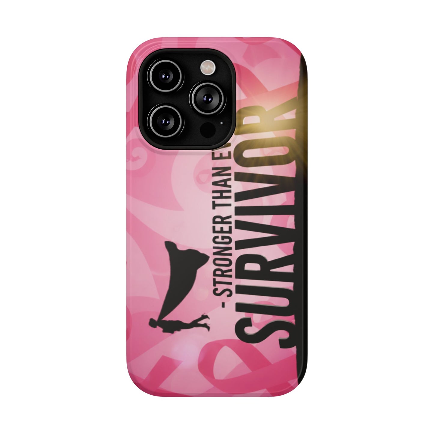 Survivor Impact-Resistant Phone Cases - Empowering, Stronger Than Ever, Gift for Fighters, Resilience Decor, Phone Protection