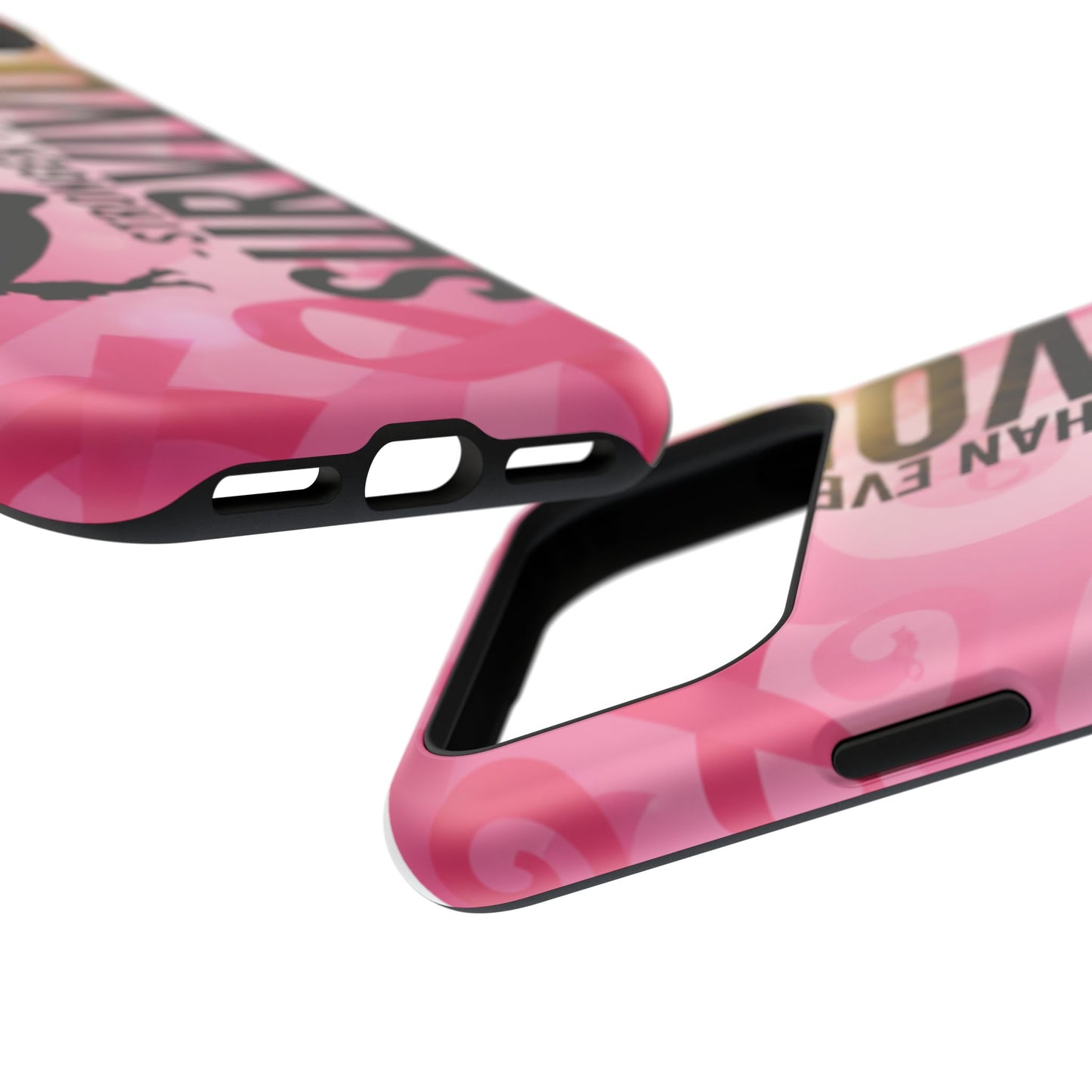 Survivor Impact-Resistant Phone Cases - Empowering, Stronger Than Ever, Gift for Fighters, Resilience Decor, Phone Protection