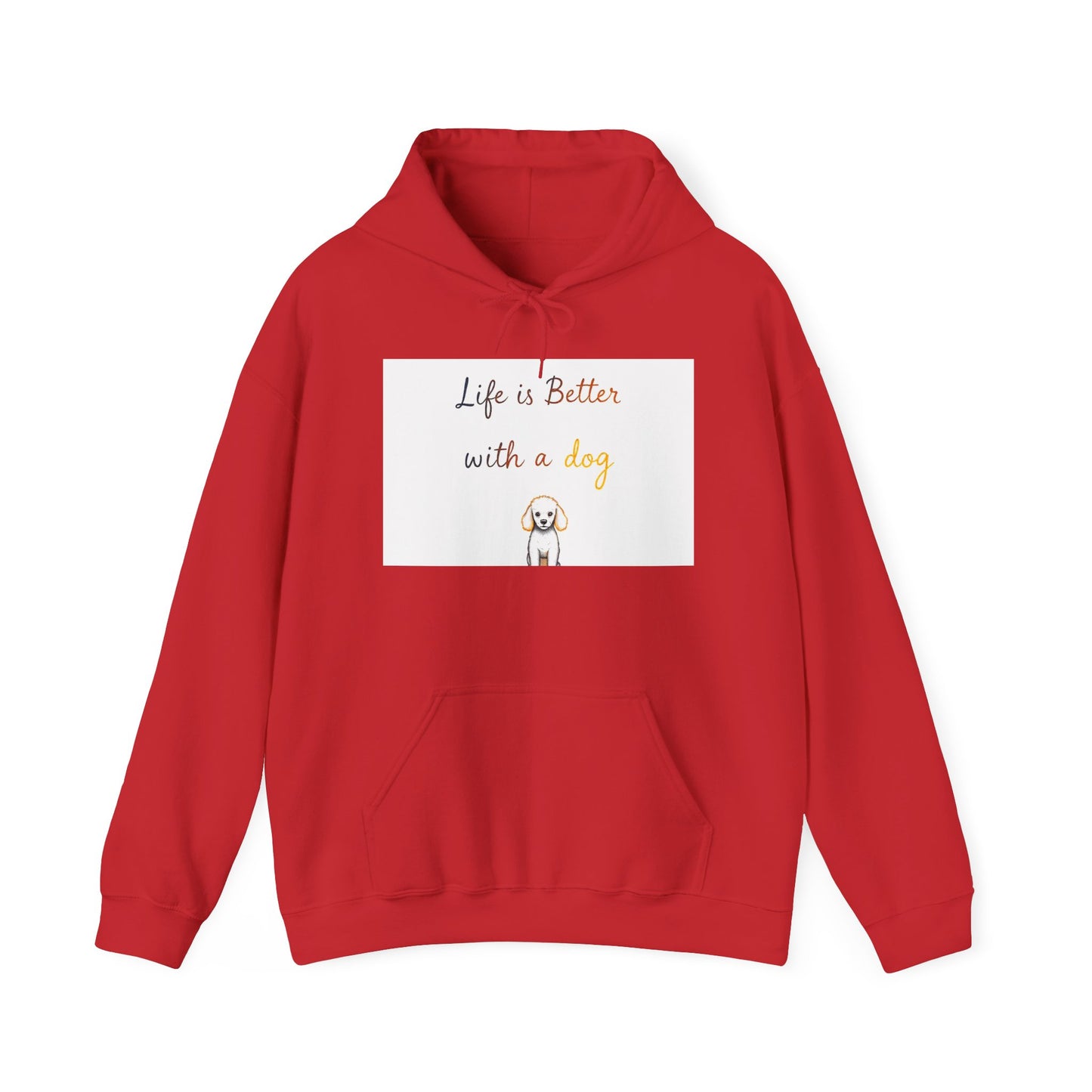 Life is Better with a Dog Hoodie - Unisex Sweatshirt for Dog Lovers, Cozy Gift for Pet Owners, Dog-Themed Apparel, Cute Dog Design, [...]