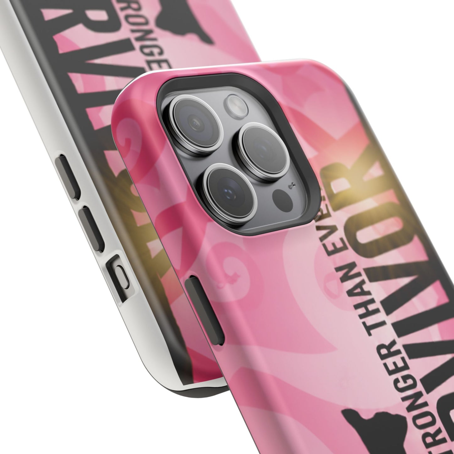 Survivor Impact-Resistant Phone Cases - Empowering, Stronger Than Ever, Gift for Fighters, Resilience Decor, Phone Protection