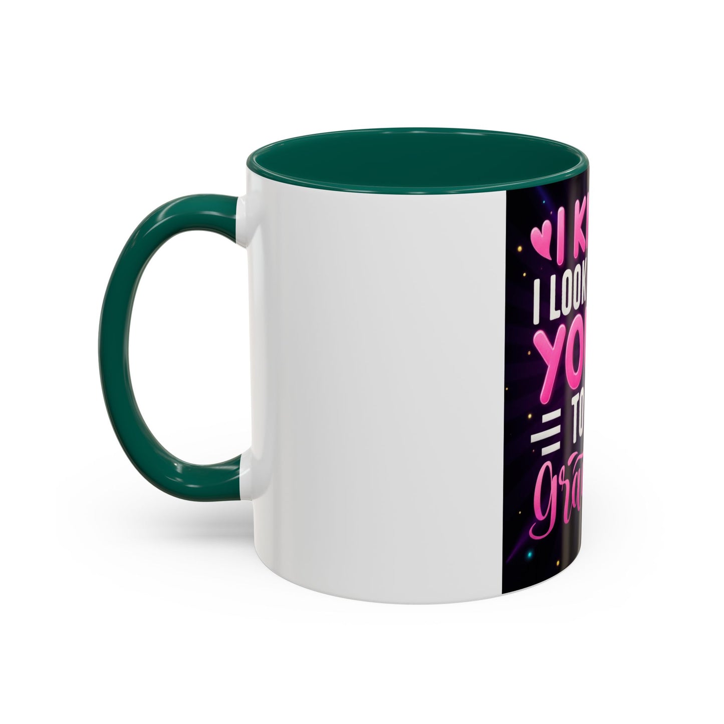 Colorful Grandma Mug - Fun Gift for Grandmothers, Unique Coffee Cup, Birthday, Mother's Day, Celebration, Colorful Design