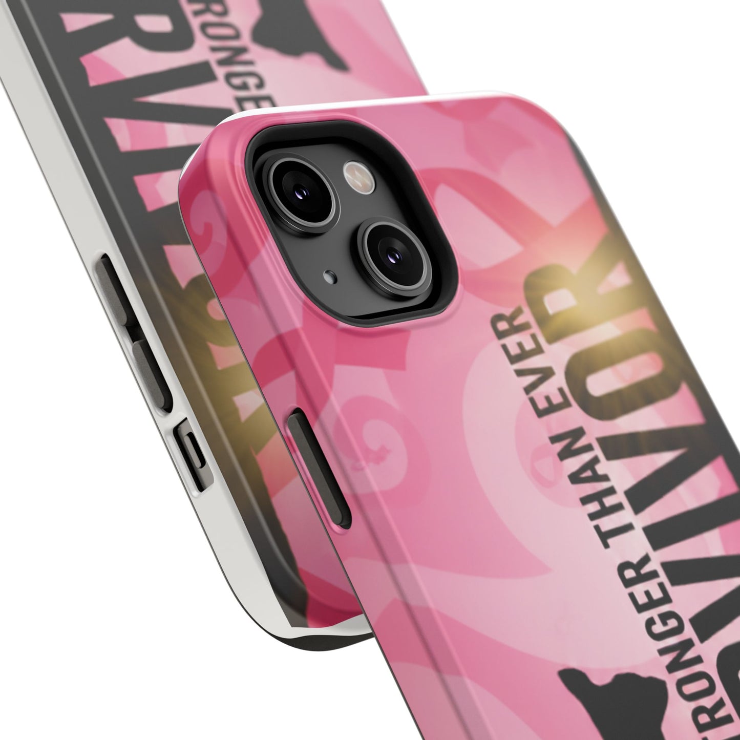 Survivor Impact-Resistant Phone Cases - Empowering, Stronger Than Ever, Gift for Fighters, Resilience Decor, Phone Protection