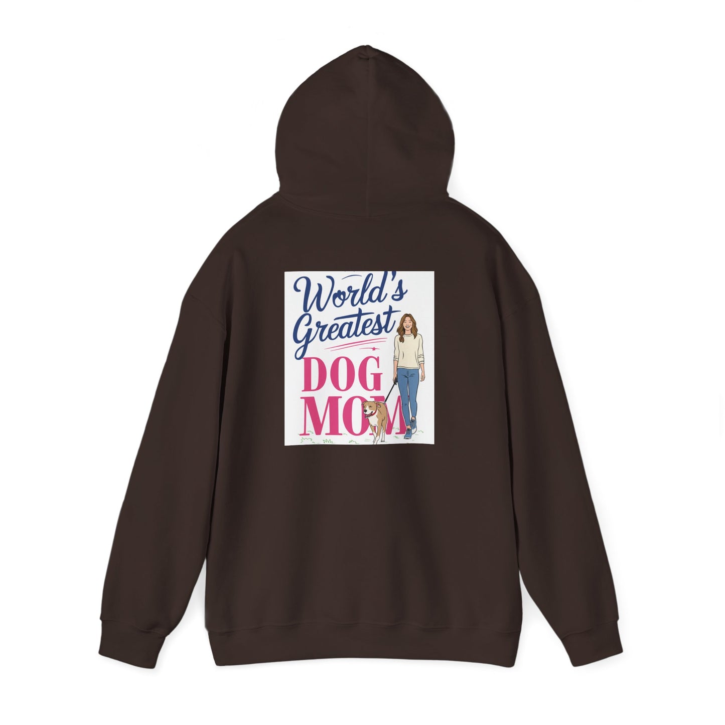 World's Greatest Dog Mom Hoodie | Cozy Gift for Pet Lovers | Ideal for Birthdays, Dog Events, and Everyday Wear