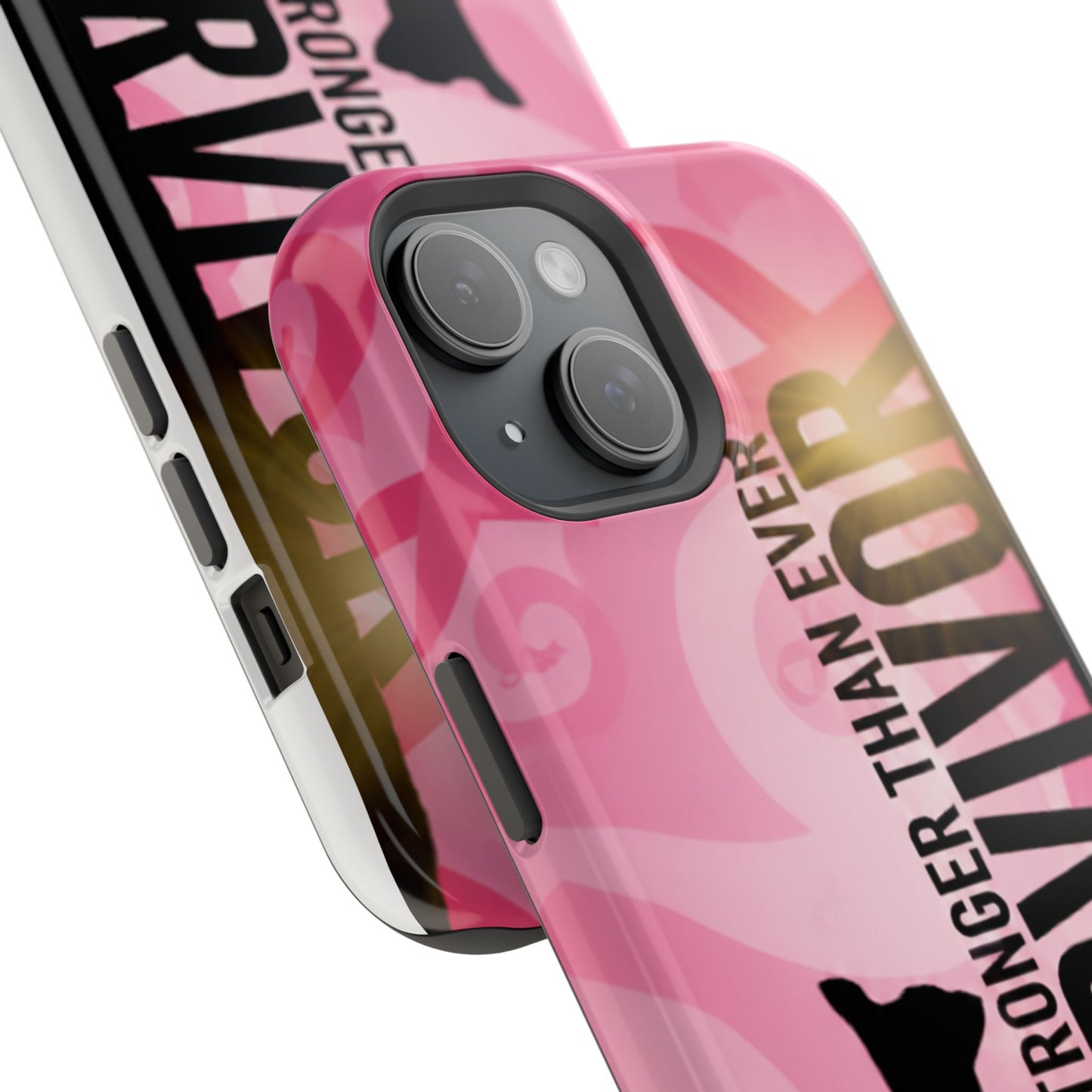 Survivor Impact-Resistant Phone Cases - Empowering, Stronger Than Ever, Gift for Fighters, Resilience Decor, Phone Protection