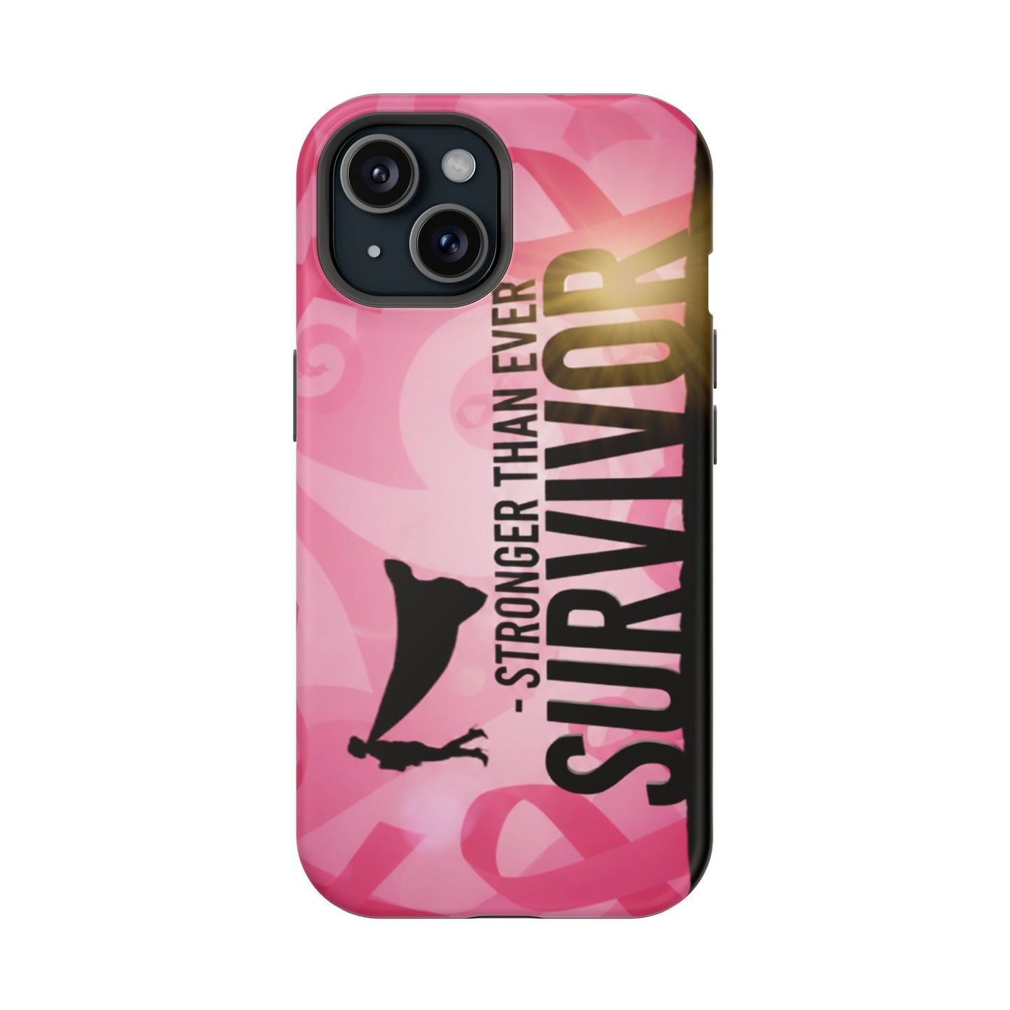 Survivor Impact-Resistant Phone Cases - Empowering, Stronger Than Ever, Gift for Fighters, Resilience Decor, Phone Protection