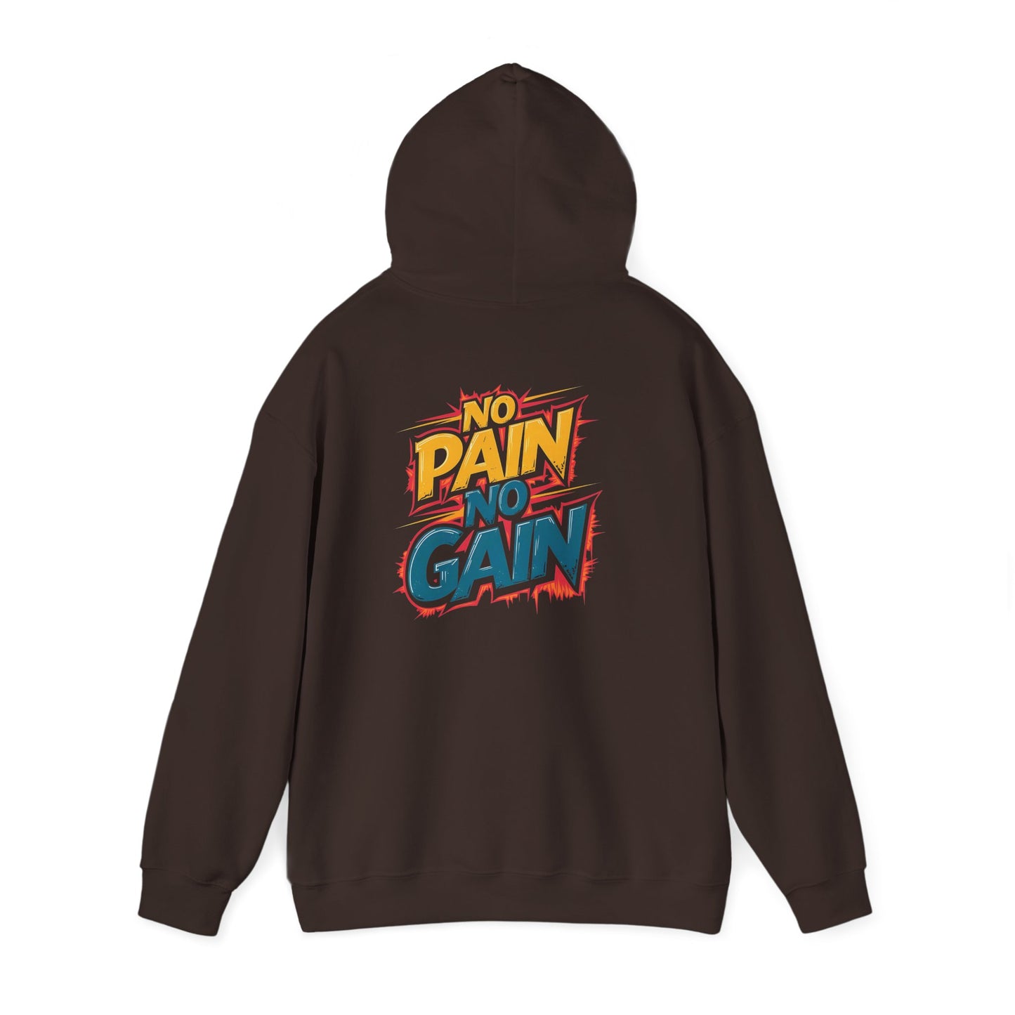 No Pain No Gain Motivational Hoodie