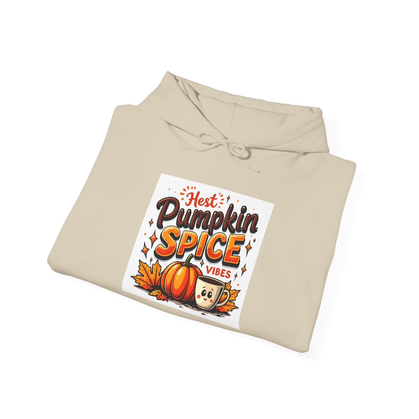 Cozy Pumpkin Spice Hoodie, Unisex Fall Sweatshirt, Autumn Vibes Apparel, Perfect for Halloween, Thanksgiving, Gift Idea