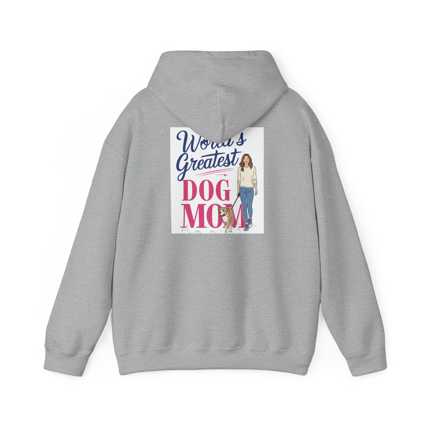 World's Greatest Dog Mom Hoodie | Cozy Gift for Pet Lovers | Ideal for Birthdays, Dog Events, and Everyday Wear