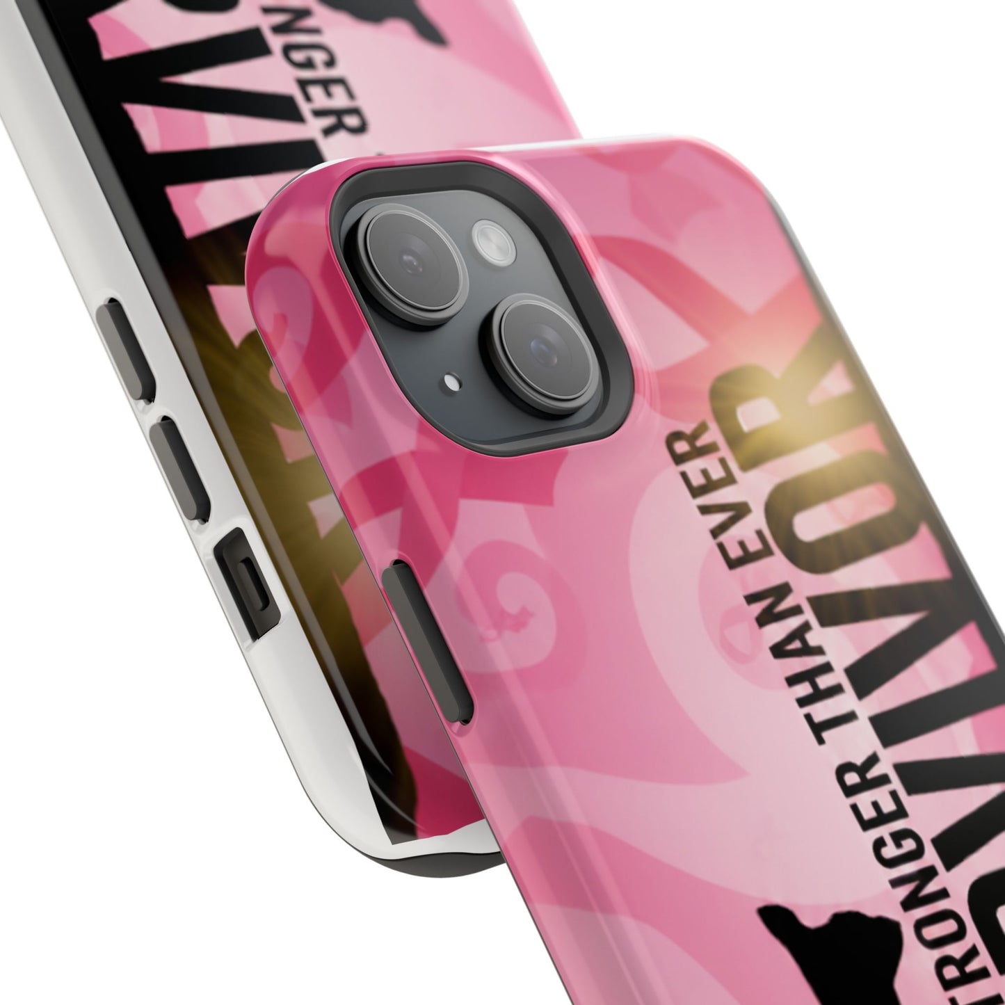 Survivor Impact-Resistant Phone Cases - Empowering, Stronger Than Ever, Gift for Fighters, Resilience Decor, Phone Protection