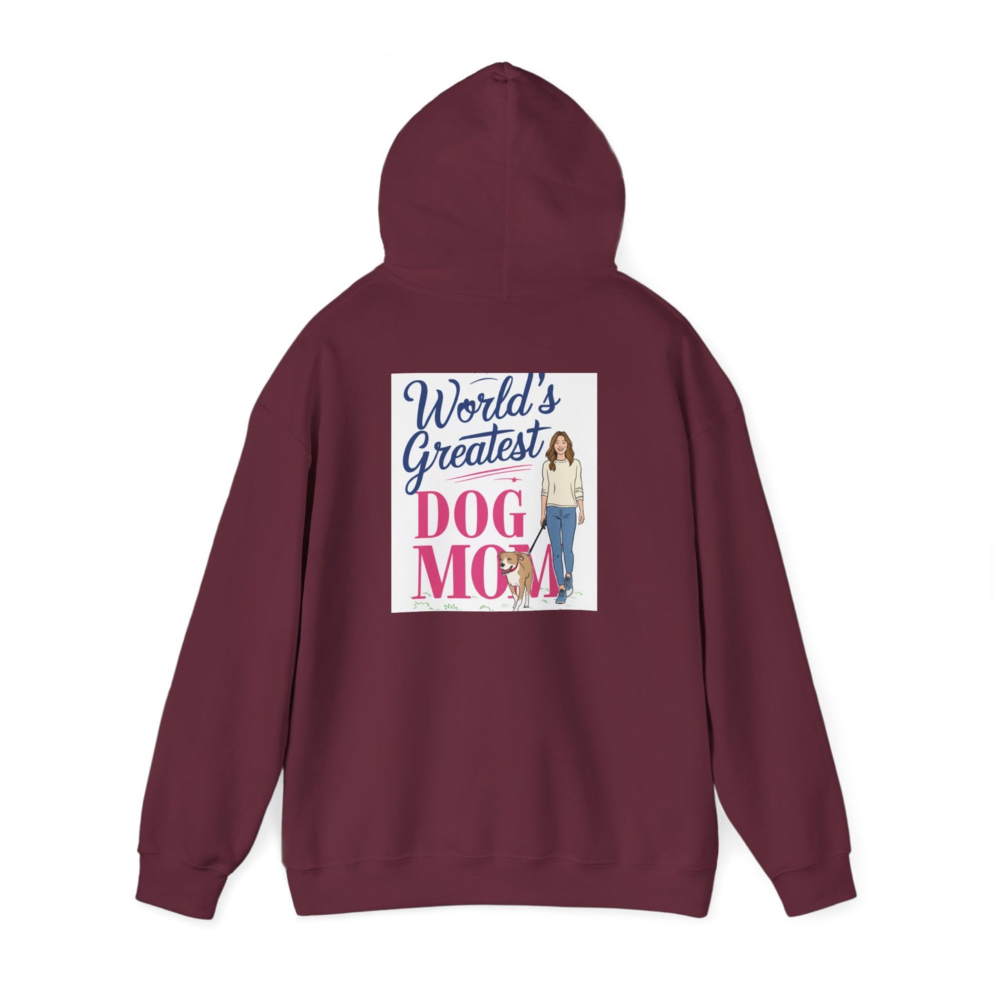 World's Greatest Dog Mom Hoodie | Cozy Gift for Pet Lovers | Ideal for Birthdays, Dog Events, and Everyday Wear