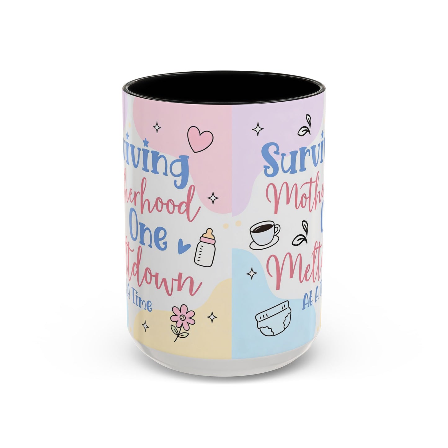 Surviving Motherhood One Meltdown at a Time Coffee Mug
