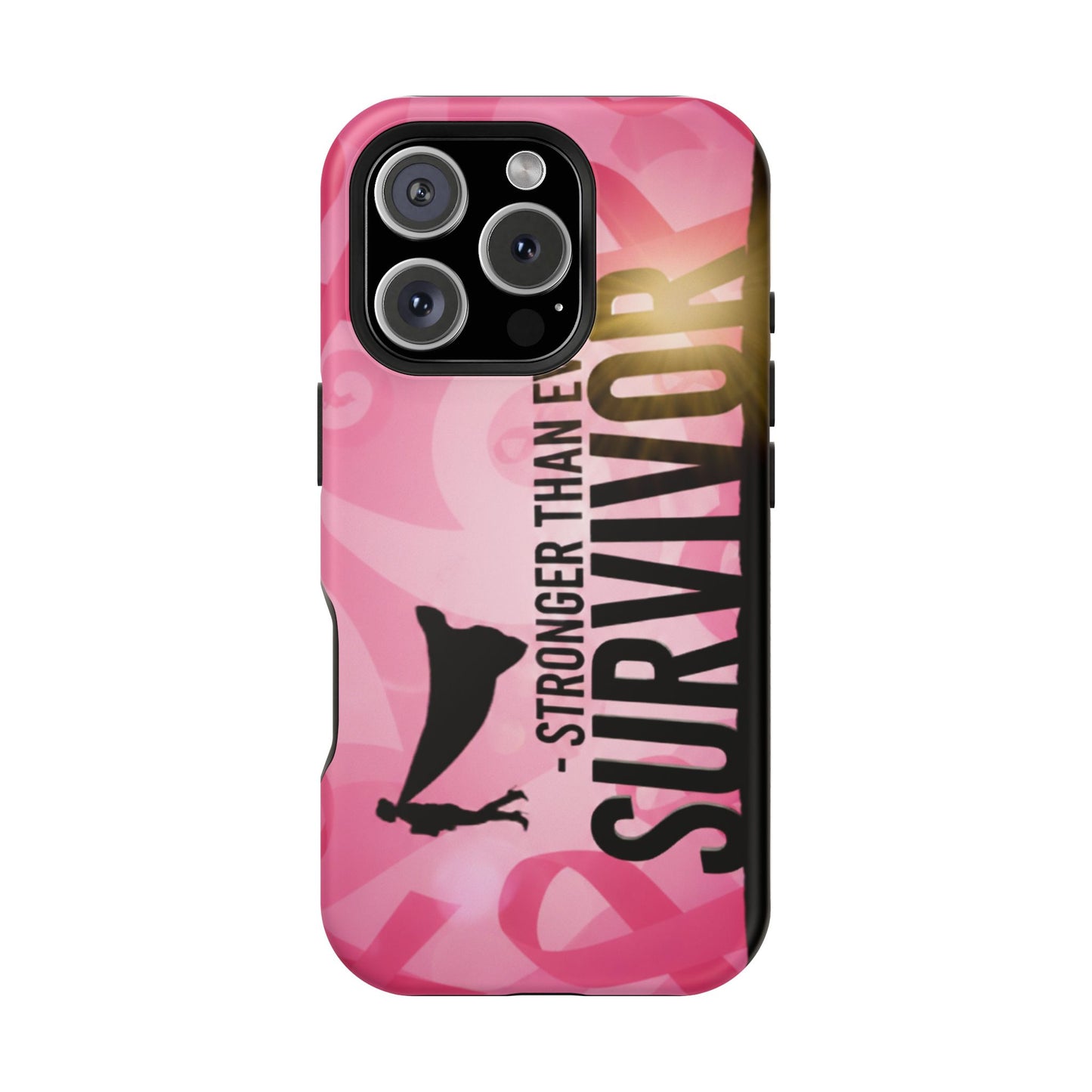 Survivor Impact-Resistant Phone Cases - Empowering, Stronger Than Ever, Gift for Fighters, Resilience Decor, Phone Protection