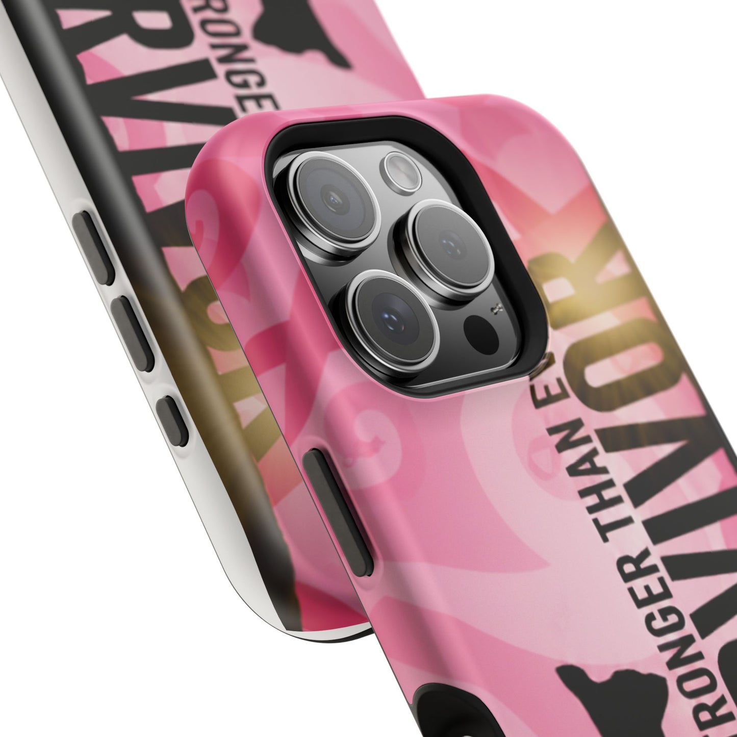 Survivor Impact-Resistant Phone Cases - Empowering, Stronger Than Ever, Gift for Fighters, Resilience Decor, Phone Protection