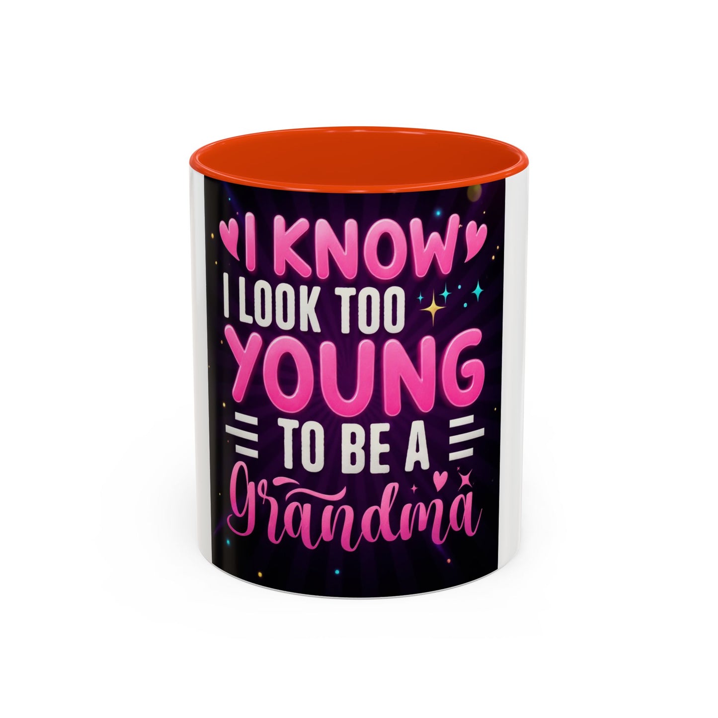 Colorful Grandma Mug - Fun Gift for Grandmothers, Unique Coffee Cup, Birthday, Mother's Day, Celebration, Colorful Design