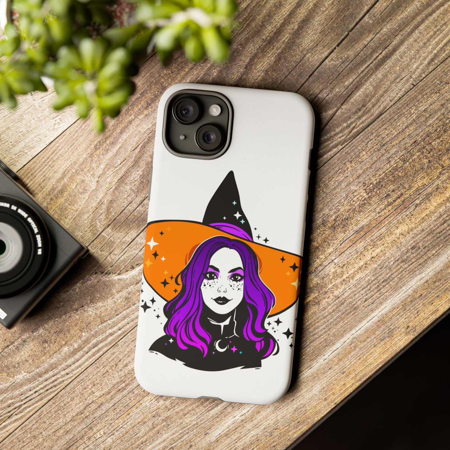Witchy Phone Case - Tough Cases with Magical Vibe, Halloween Decor, Phone Accessory, Gift for Witch Lovers, Cute Smartphone Case