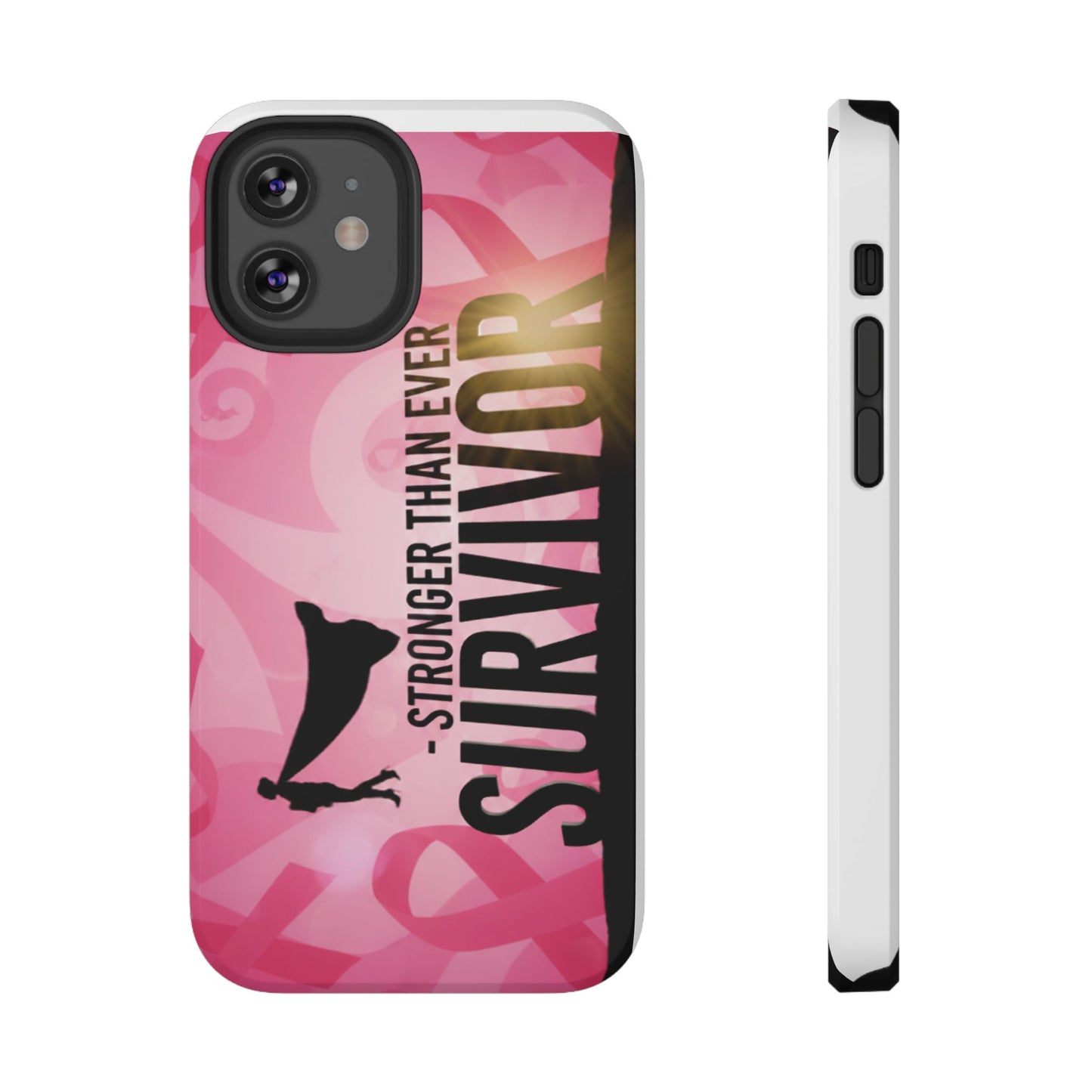 Survivor Impact-Resistant Phone Cases - Empowering, Stronger Than Ever, Gift for Fighters, Resilience Decor, Phone Protection