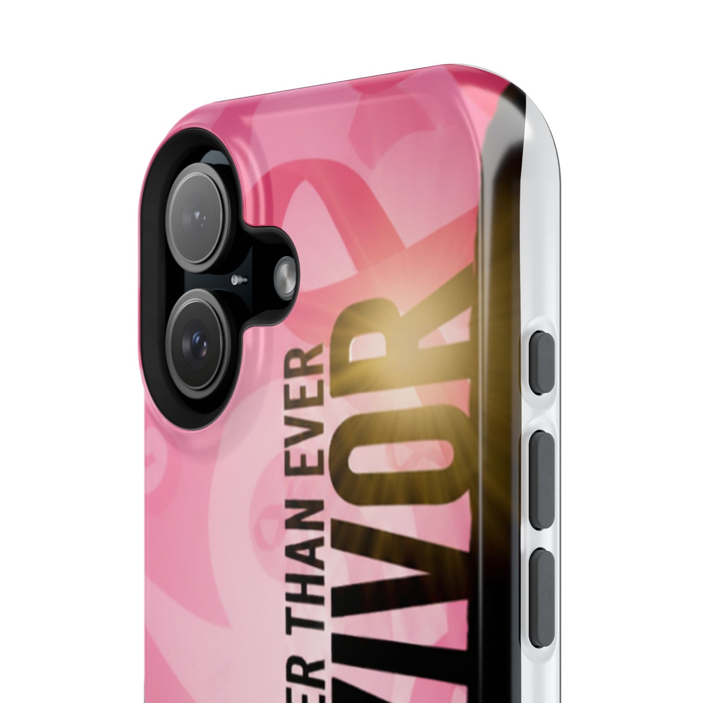 Survivor Impact-Resistant Phone Cases - Empowering, Stronger Than Ever, Gift for Fighters, Resilience Decor, Phone Protection