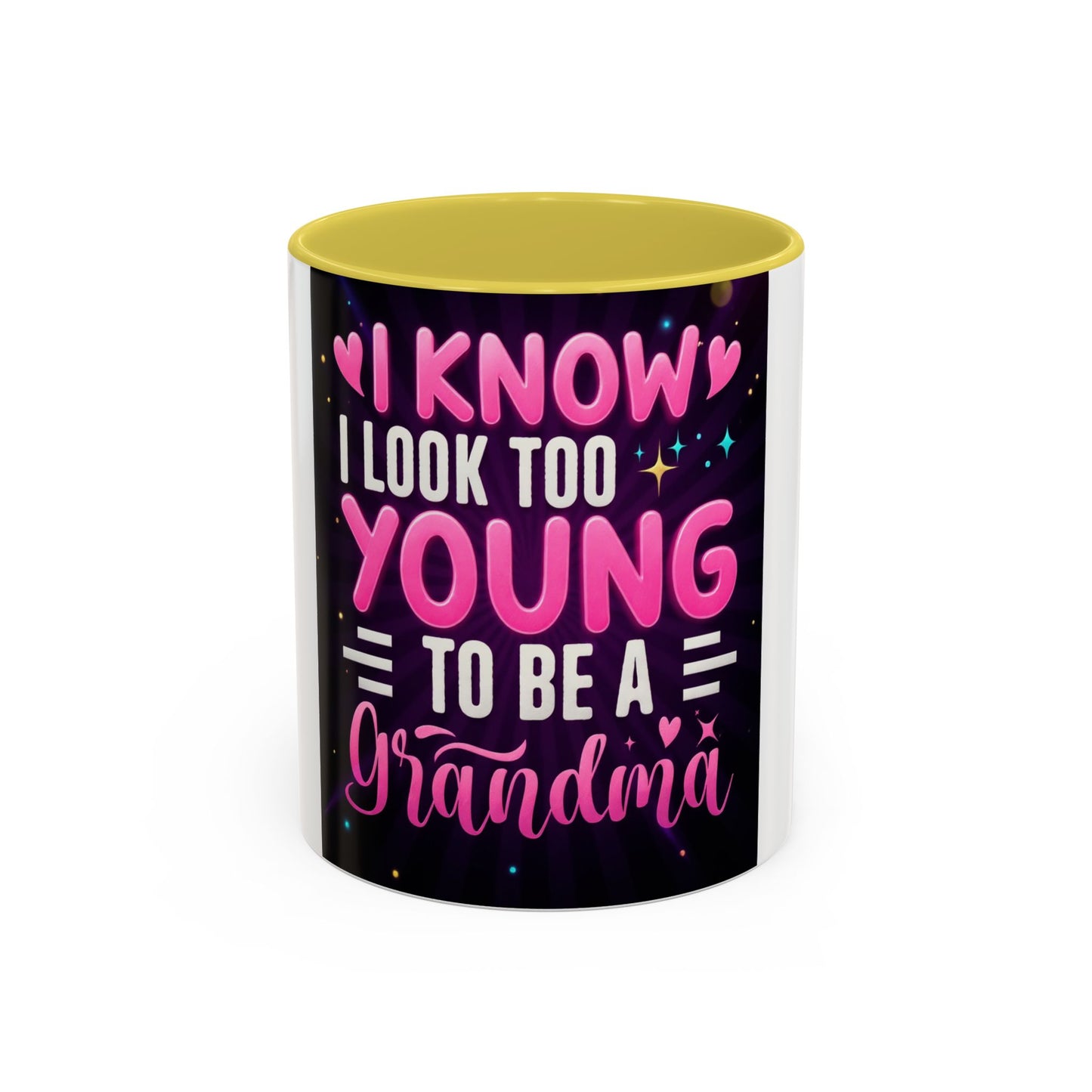 Colorful Grandma Mug - Fun Gift for Grandmothers, Unique Coffee Cup, Birthday, Mother's Day, Celebration, Colorful Design