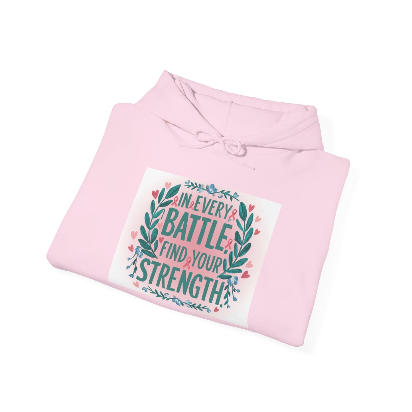 Inspirational Hoodie: Find Your Strength, Cozy Sweatshirt for Motivation, Unisex Pullover, Gift for Him/Her, Faith-Based Apparel