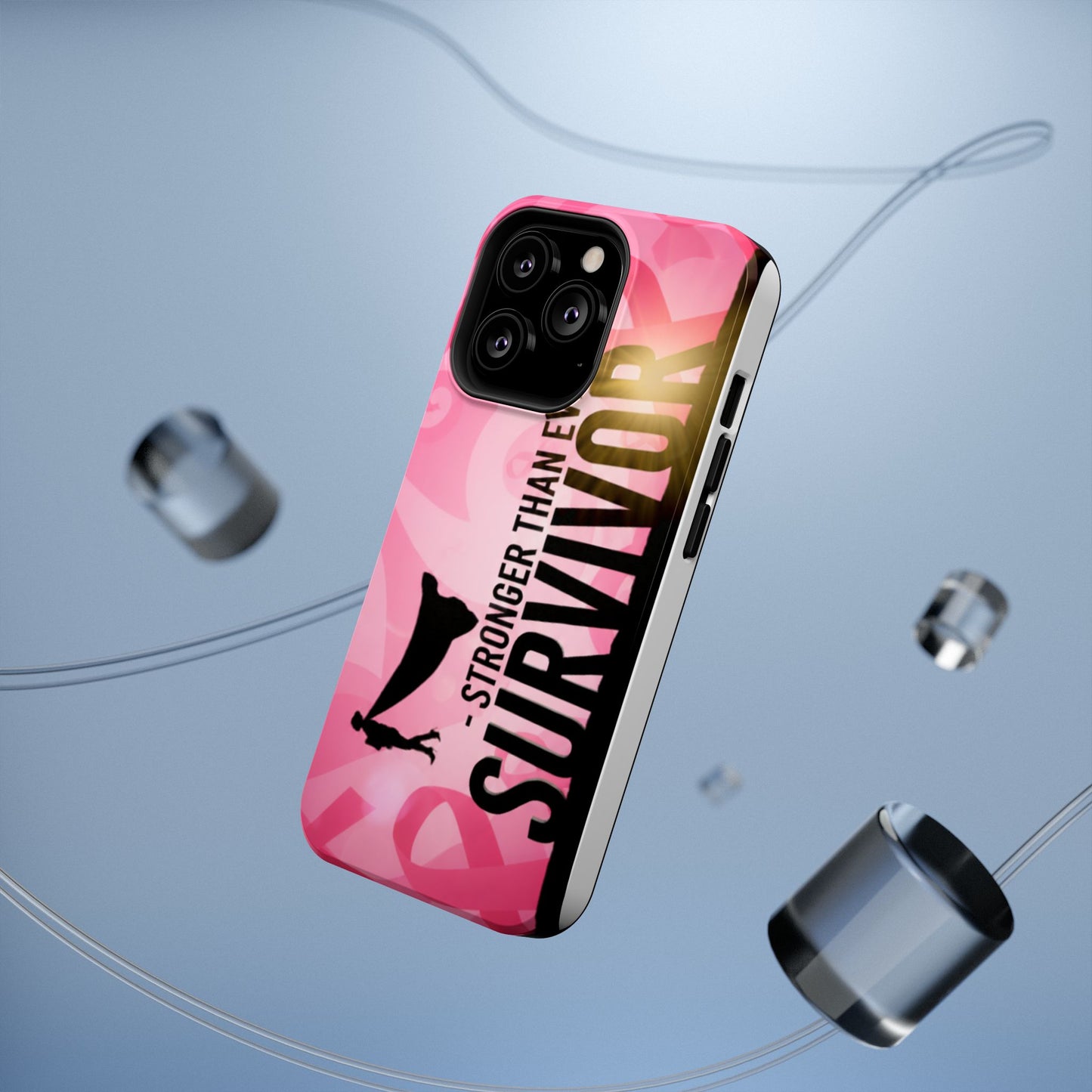 Survivor Impact-Resistant Phone Cases - Empowering, Stronger Than Ever, Gift for Fighters, Resilience Decor, Phone Protection