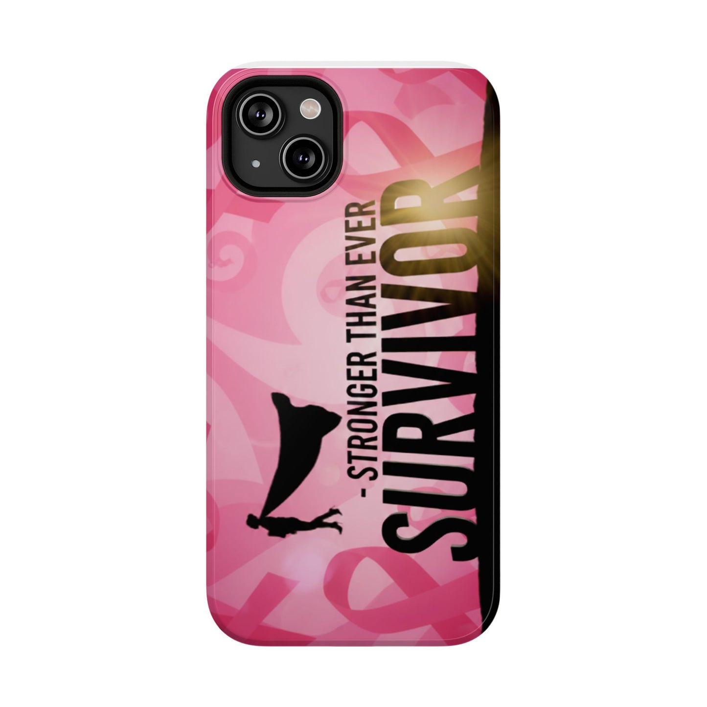 Survivor Impact-Resistant Phone Cases - Empowering, Stronger Than Ever, Gift for Fighters, Resilience Decor, Phone Protection
