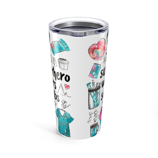 Superhero Nurses 20oz Tumbler - Gifts for Healthcare Workers, Nurse Appreciation, Medical Professionals, Positive Vibes, Motivational [...]
