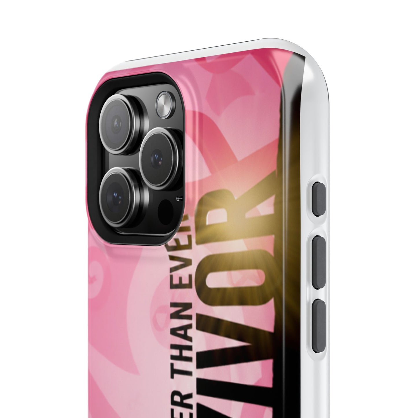 Survivor Impact-Resistant Phone Cases - Empowering, Stronger Than Ever, Gift for Fighters, Resilience Decor, Phone Protection