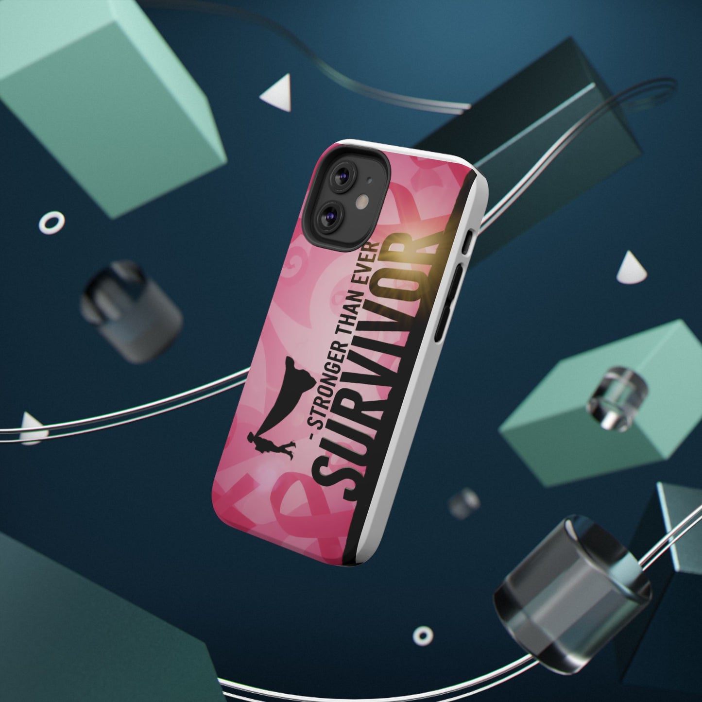 Survivor Impact-Resistant Phone Cases - Empowering, Stronger Than Ever, Gift for Fighters, Resilience Decor, Phone Protection