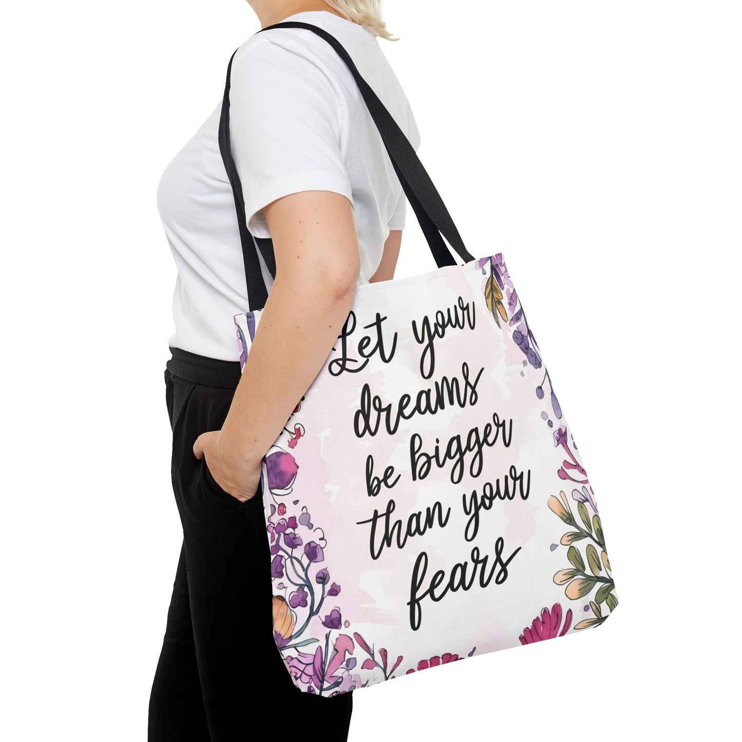 Motivational Tote Bag (AOP)