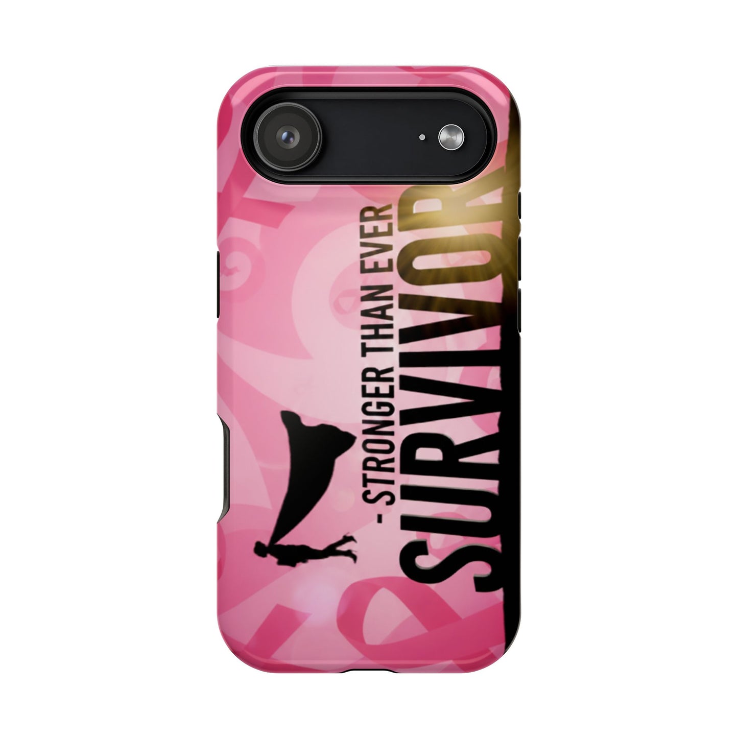 Survivor Impact-Resistant Phone Cases - Empowering, Stronger Than Ever, Gift for Fighters, Resilience Decor, Phone Protection