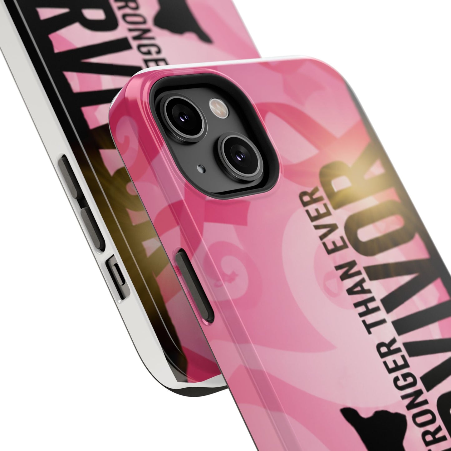 Survivor Impact-Resistant Phone Cases - Empowering, Stronger Than Ever, Gift for Fighters, Resilience Decor, Phone Protection