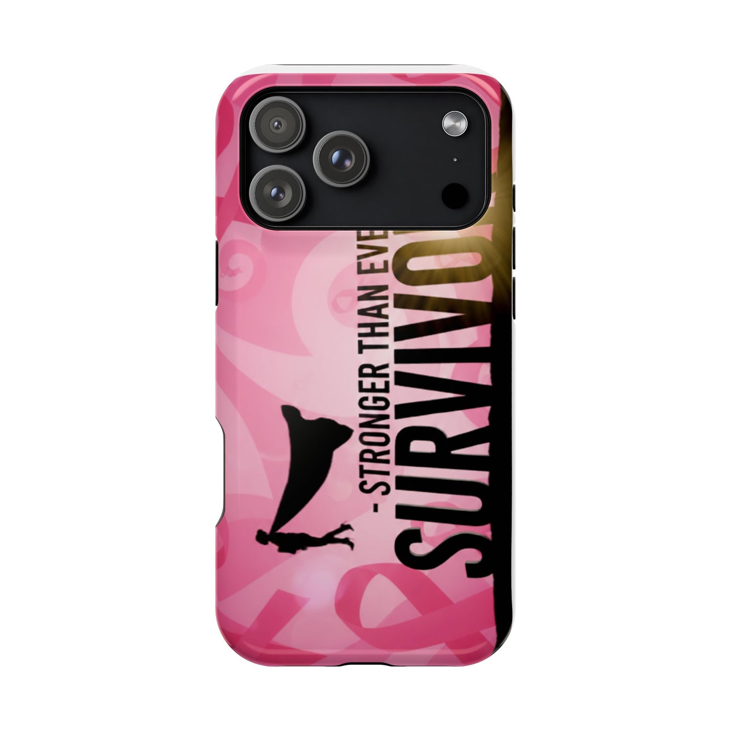 Survivor Impact-Resistant Phone Cases - Empowering, Stronger Than Ever, Gift for Fighters, Resilience Decor, Phone Protection