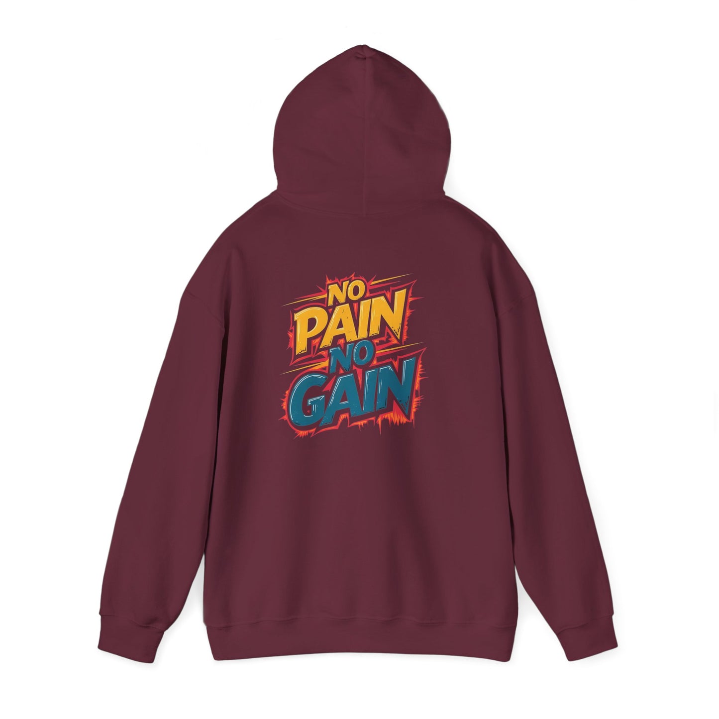No Pain No Gain Motivational Hoodie