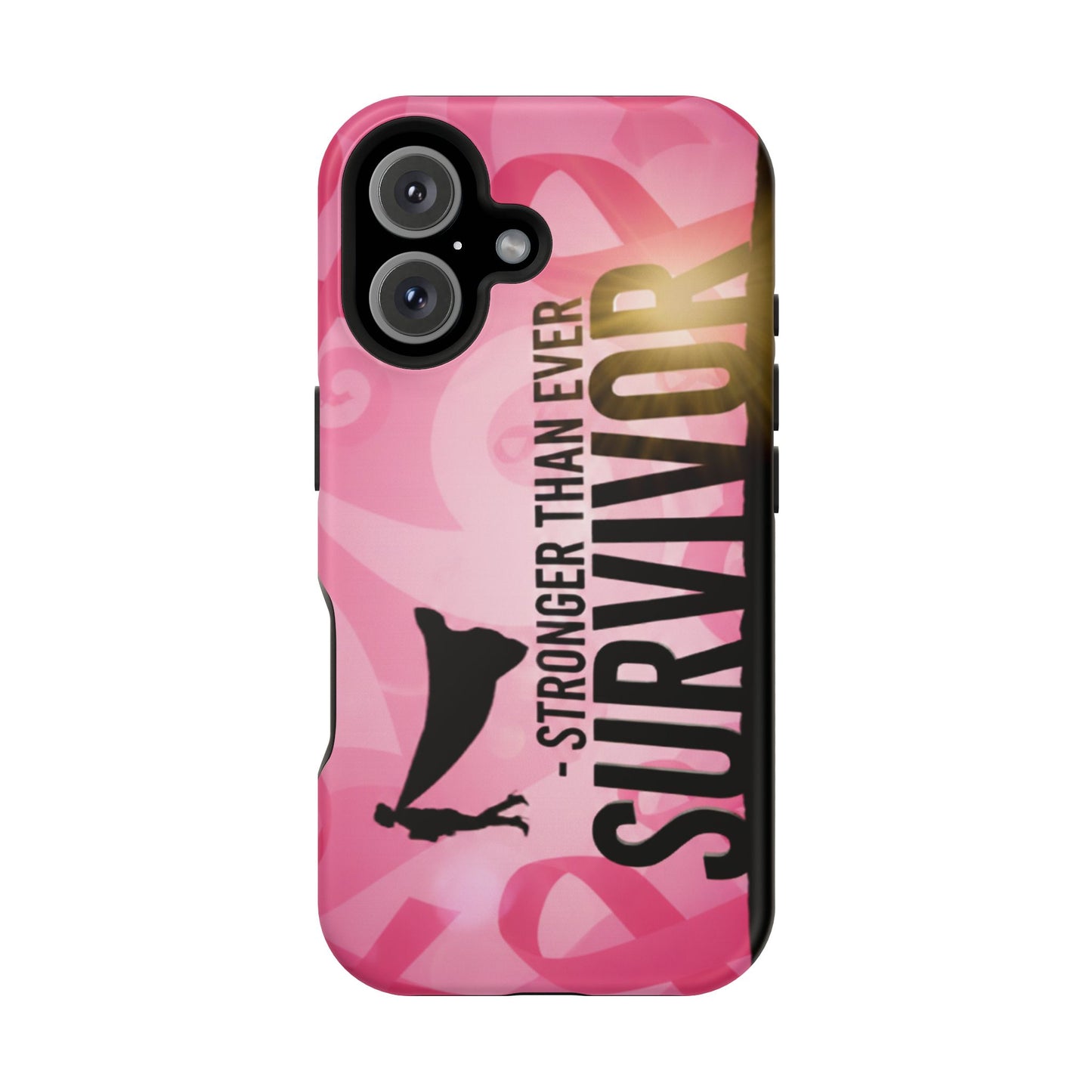 Survivor Impact-Resistant Phone Cases - Empowering, Stronger Than Ever, Gift for Fighters, Resilience Decor, Phone Protection