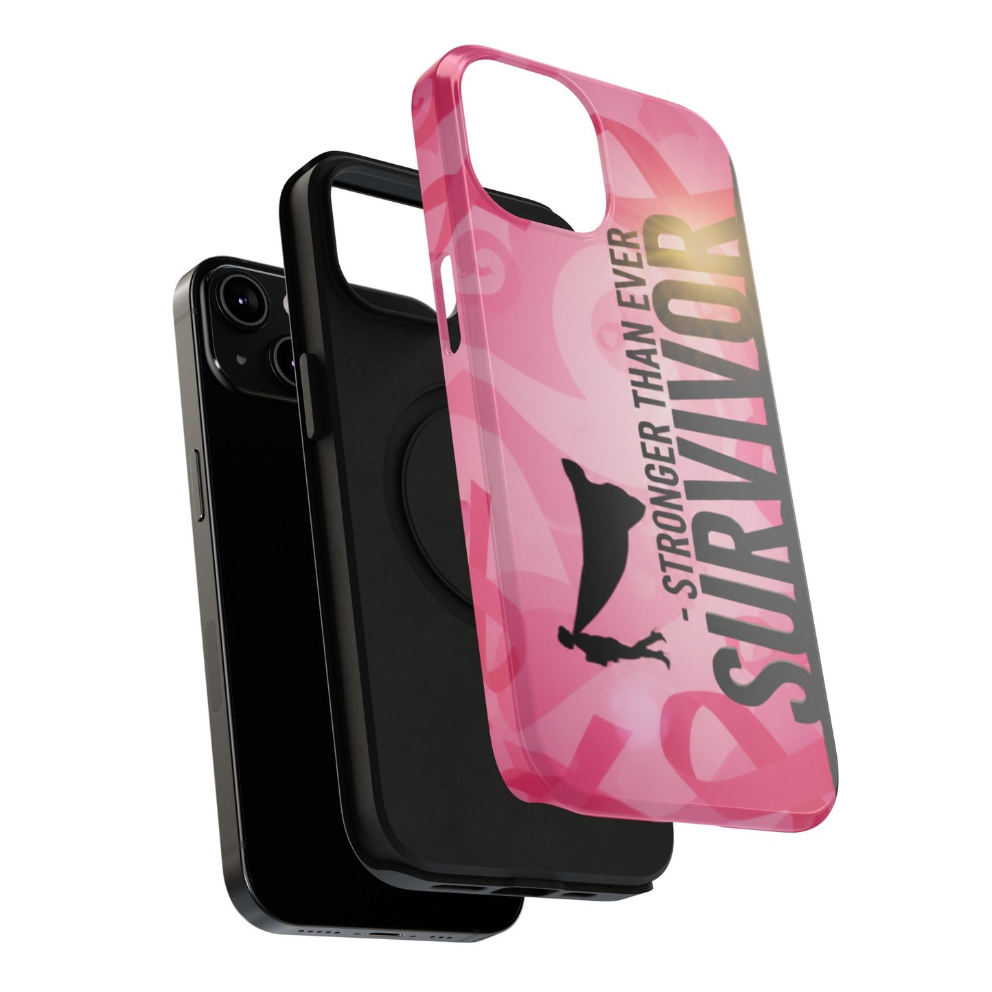 Survivor Impact-Resistant Phone Cases - Empowering, Stronger Than Ever, Gift for Fighters, Resilience Decor, Phone Protection