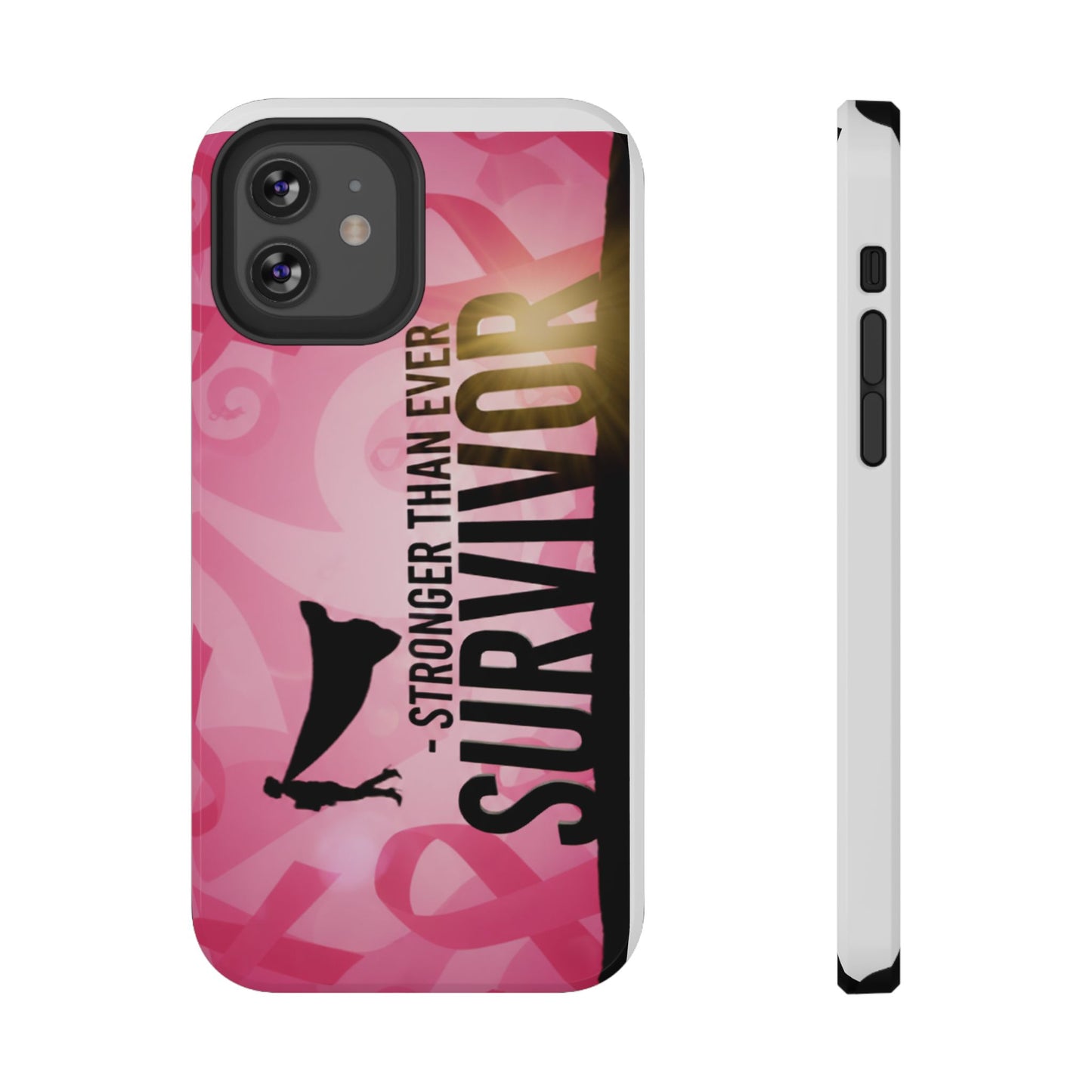 Survivor Impact-Resistant Phone Cases - Empowering, Stronger Than Ever, Gift for Fighters, Resilience Decor, Phone Protection